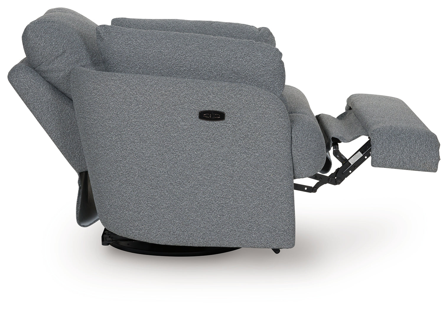 Alainmont Salt and Pepper Swivel Power Recliner - A3000738