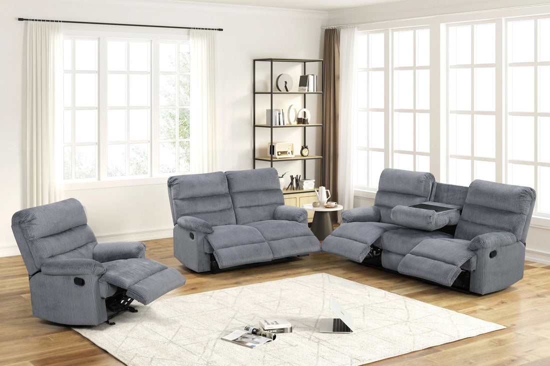 Albert11 - 3PC Reclining Set - ALBERT11 3PC