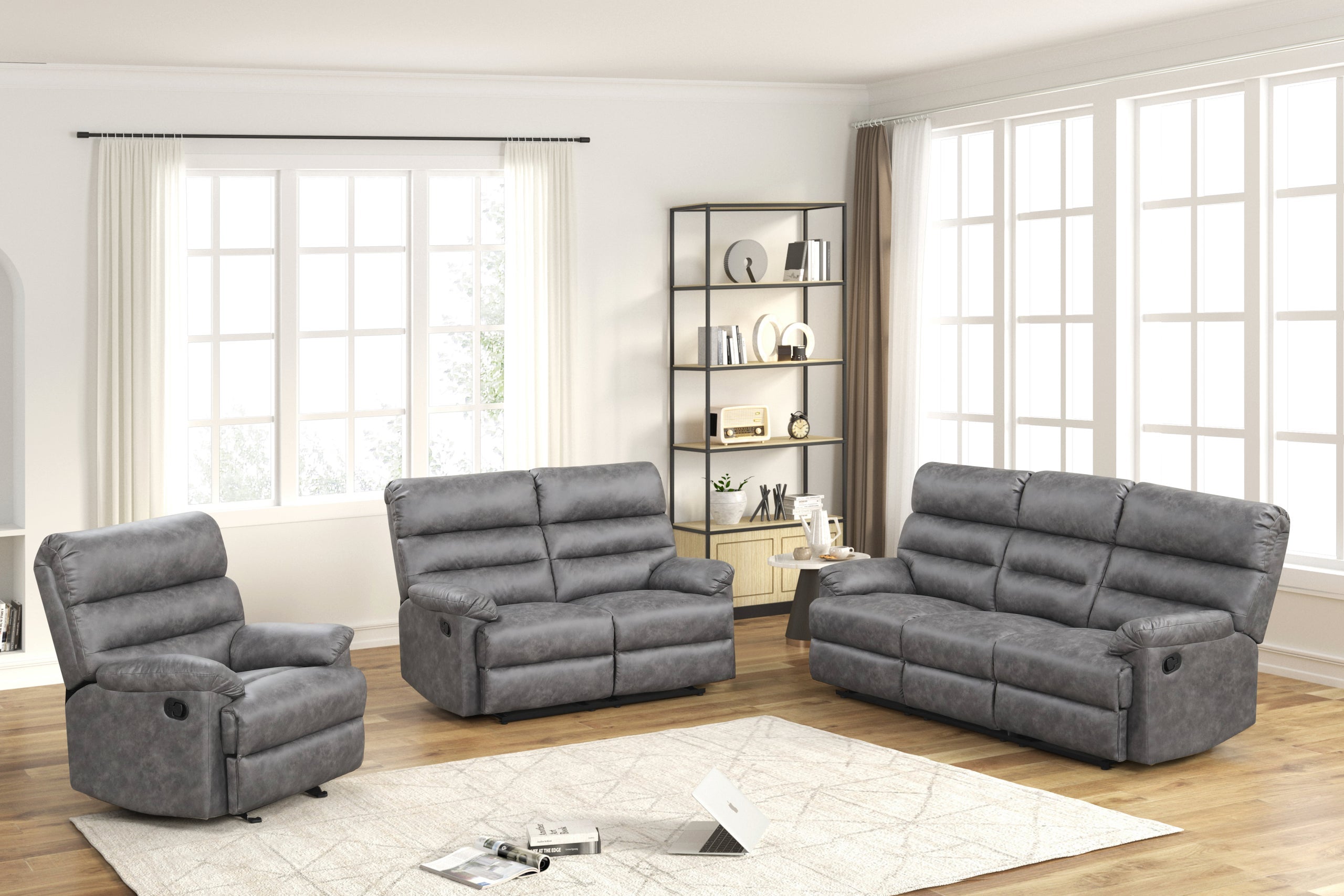 Albert31 - 3PC Reclining Set - ALBERT31 3PC