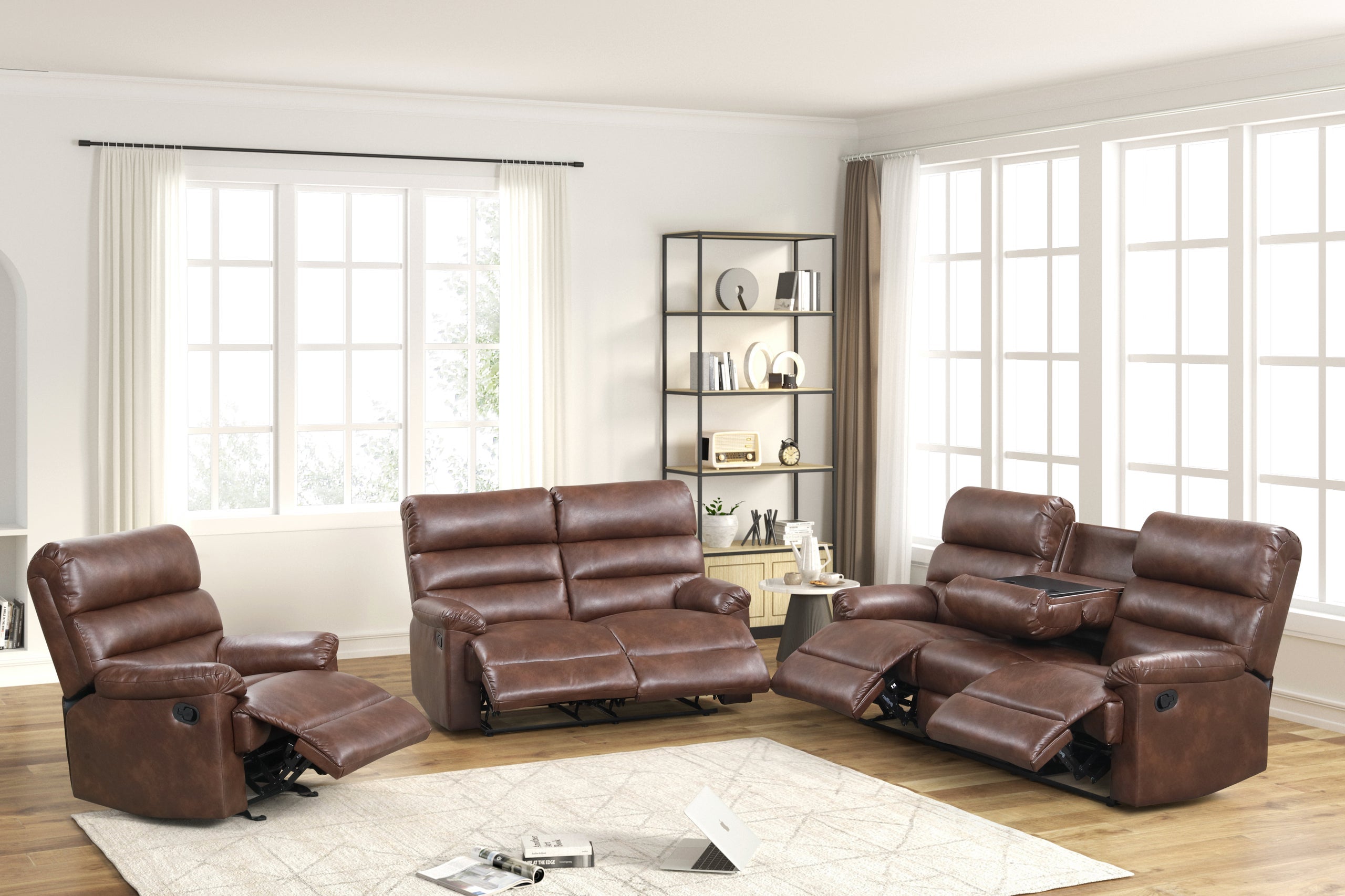 Albert41 - 3PC Reclining Set - ALBERT41 3PC