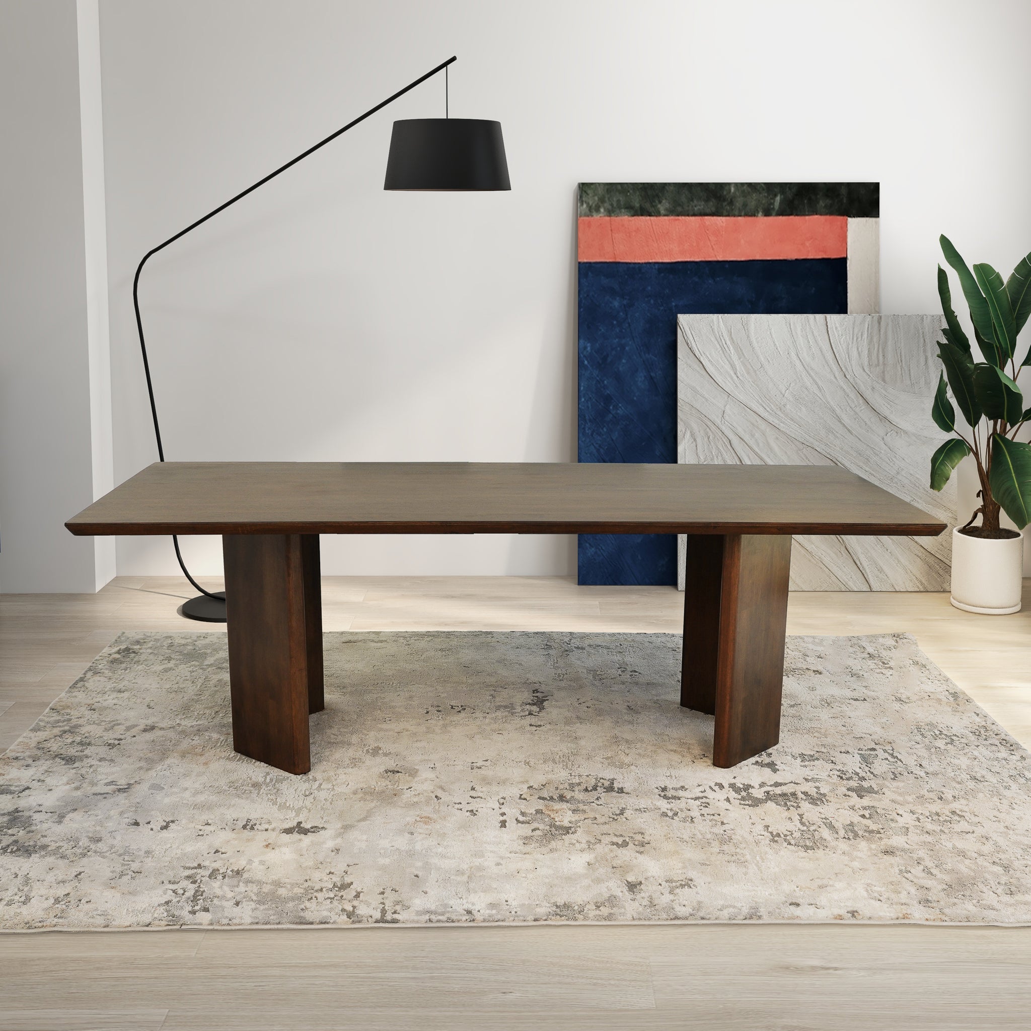 Alden Walnut Dining Table - DTB00201301