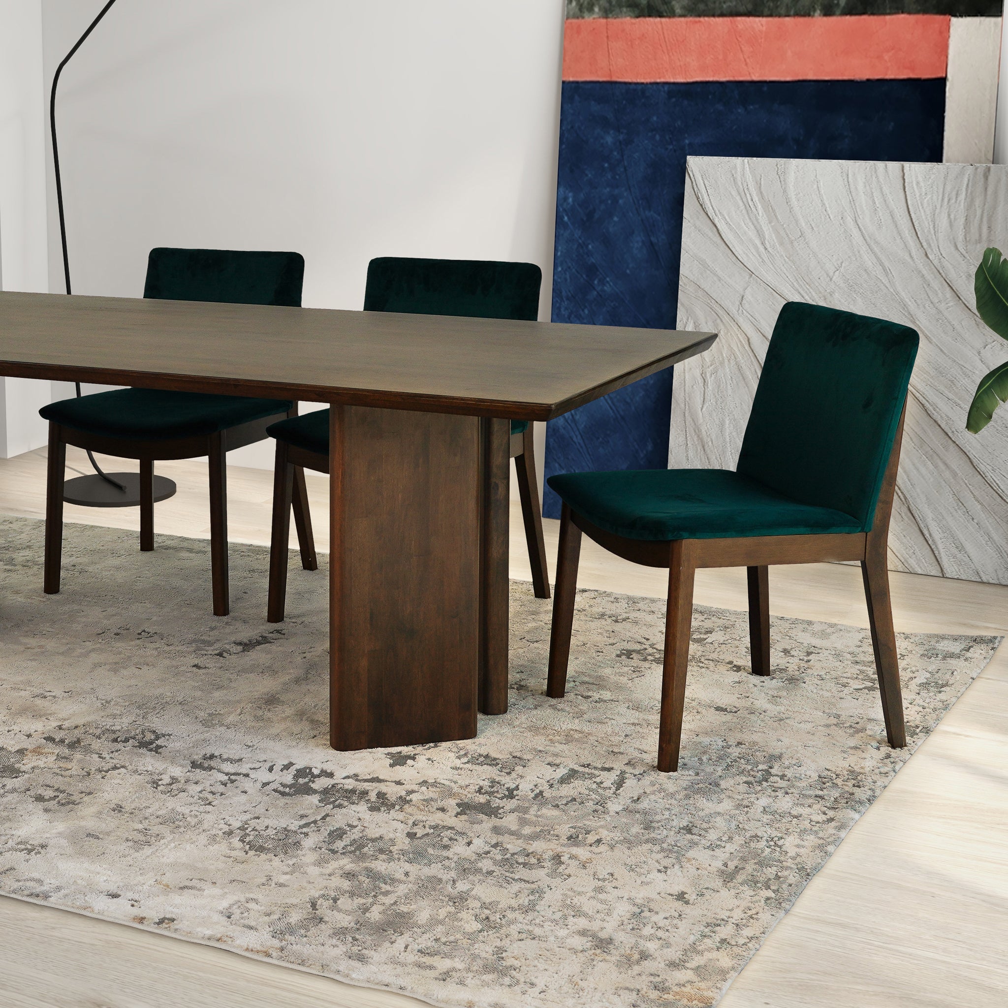 Alden Walnut Dining Table - DTB00201301