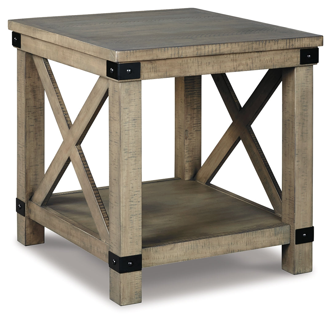 Aldwin 2 End Tables in Gray - PKG008470