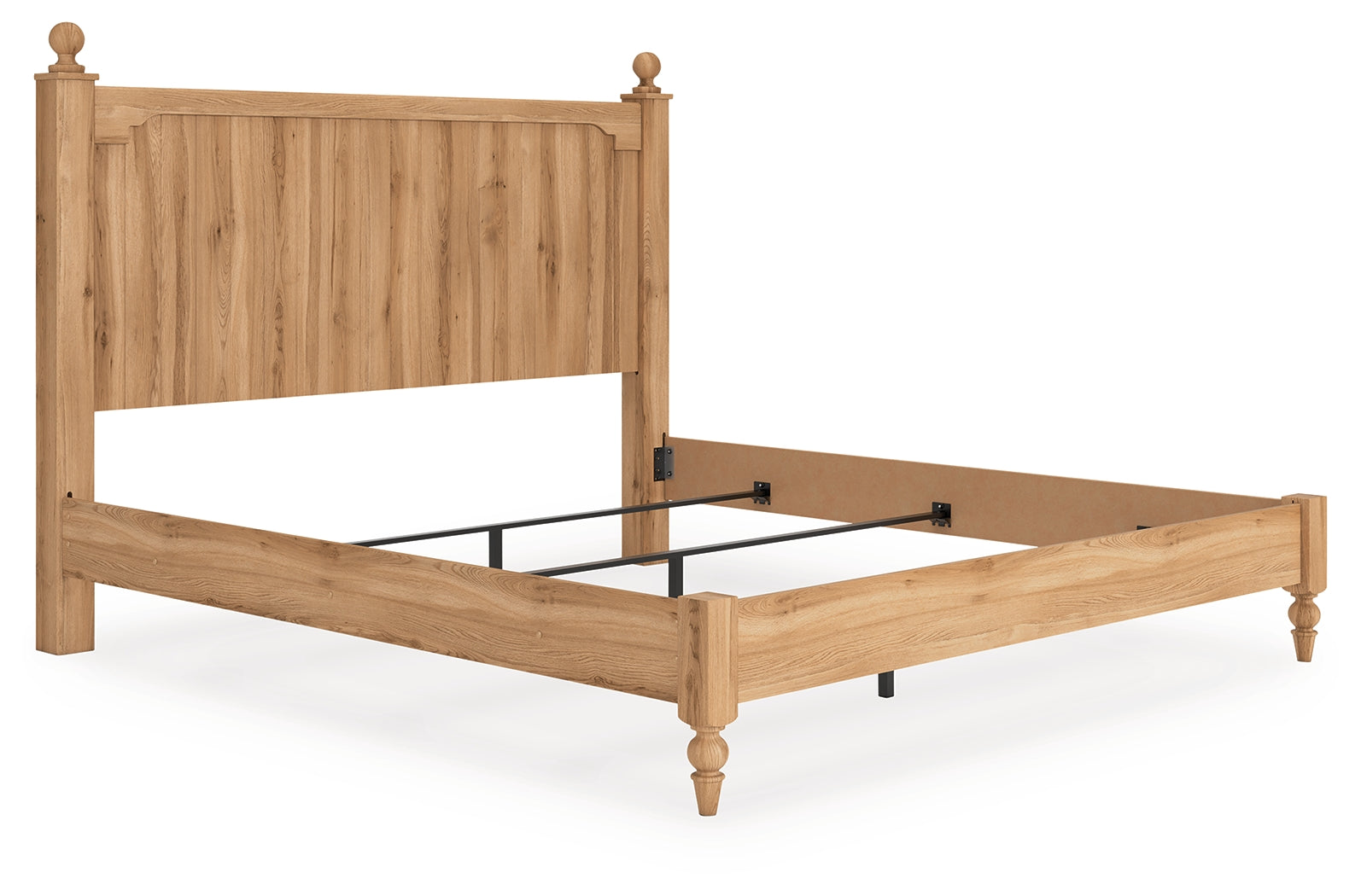 Aleaport King Panel Bed with Dresser and Chest in Warm Brown from Ashley - Luna Furniture