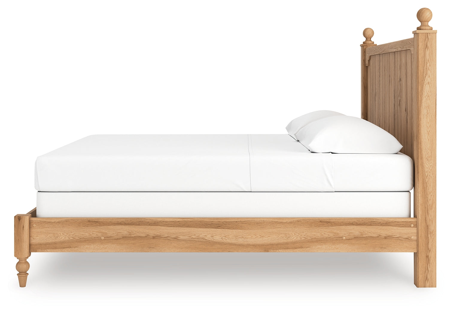 Aleaport King Panel Bed with Dresser and Chest in Warm Brown from Ashley - Luna Furniture