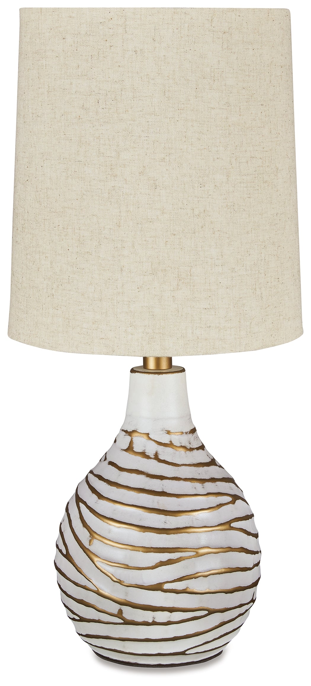 Aleela White/Gold Finish Table Lamp (Set of 2) - L204194X2