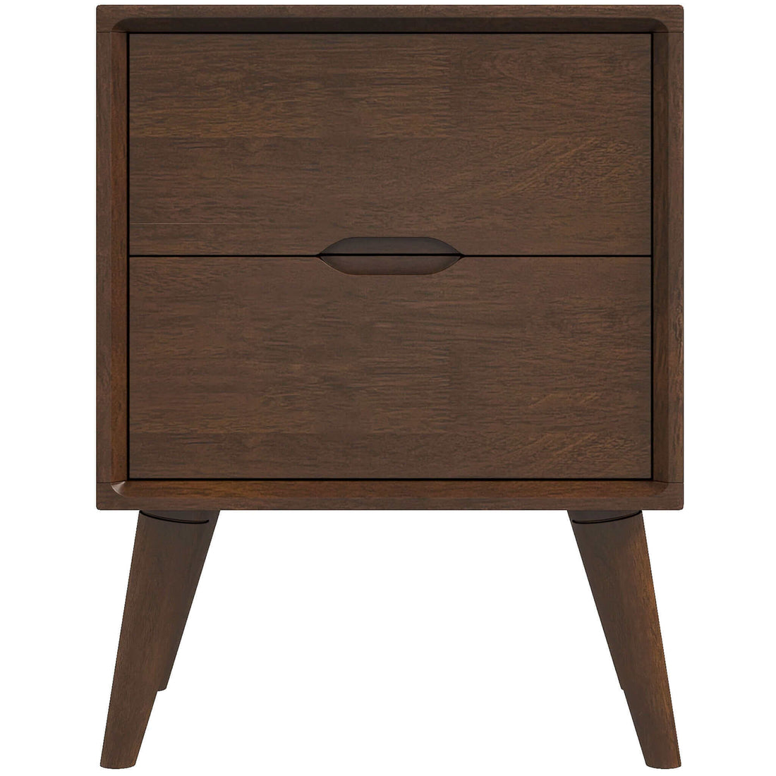Alexandra Brown Night Stand With 2 Drawers - NST00700201