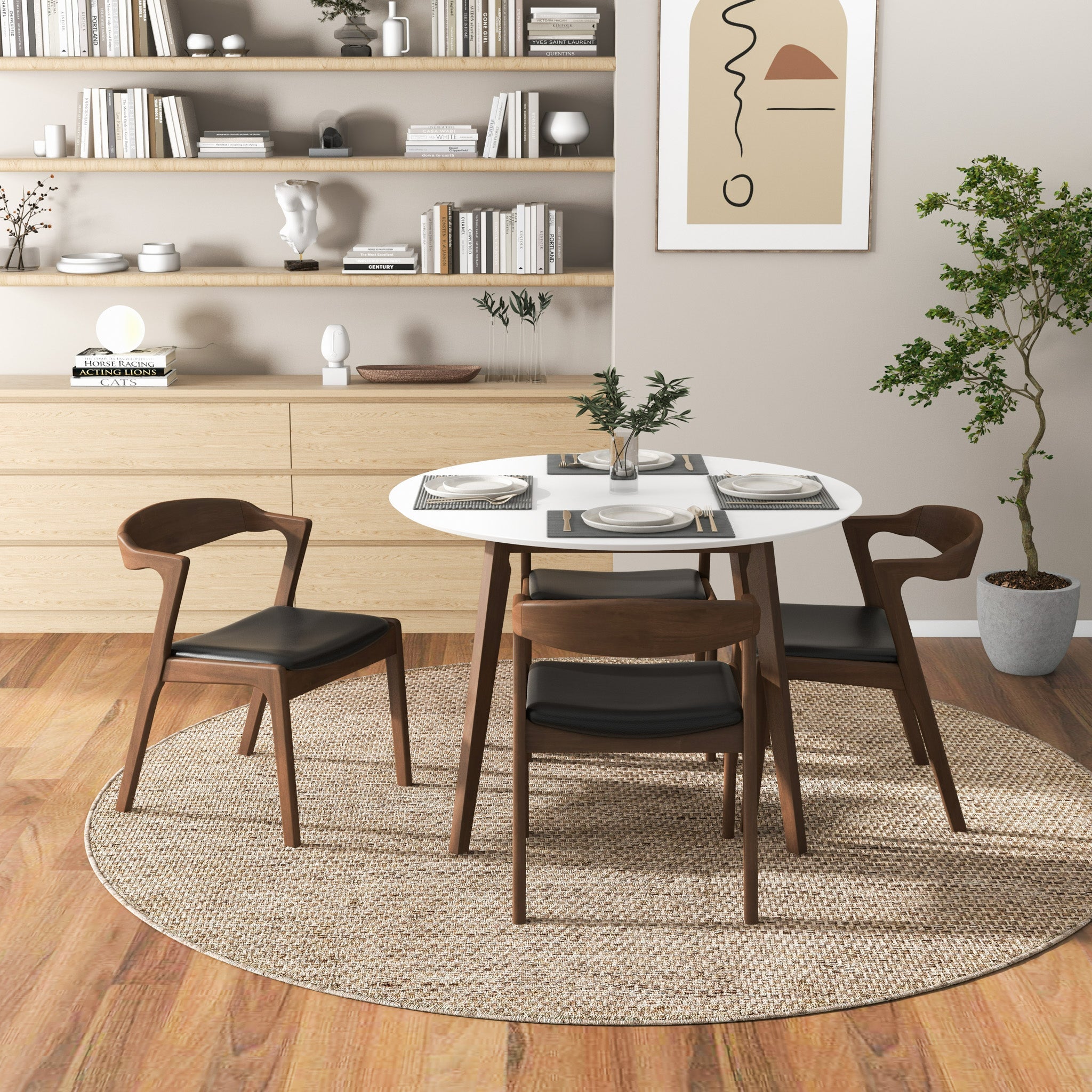 Alina Dining Table (White) - DTB00600302