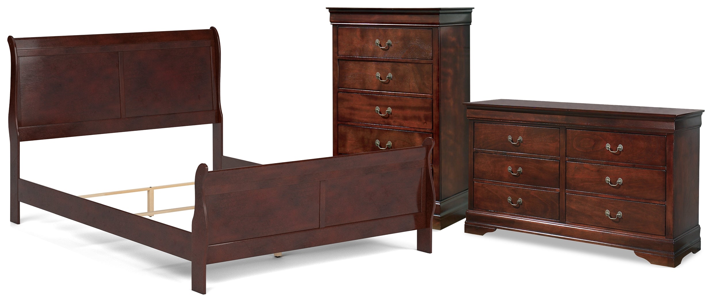 Alisdair Queen Sleigh Bed, Dresser and Chest - B376B28