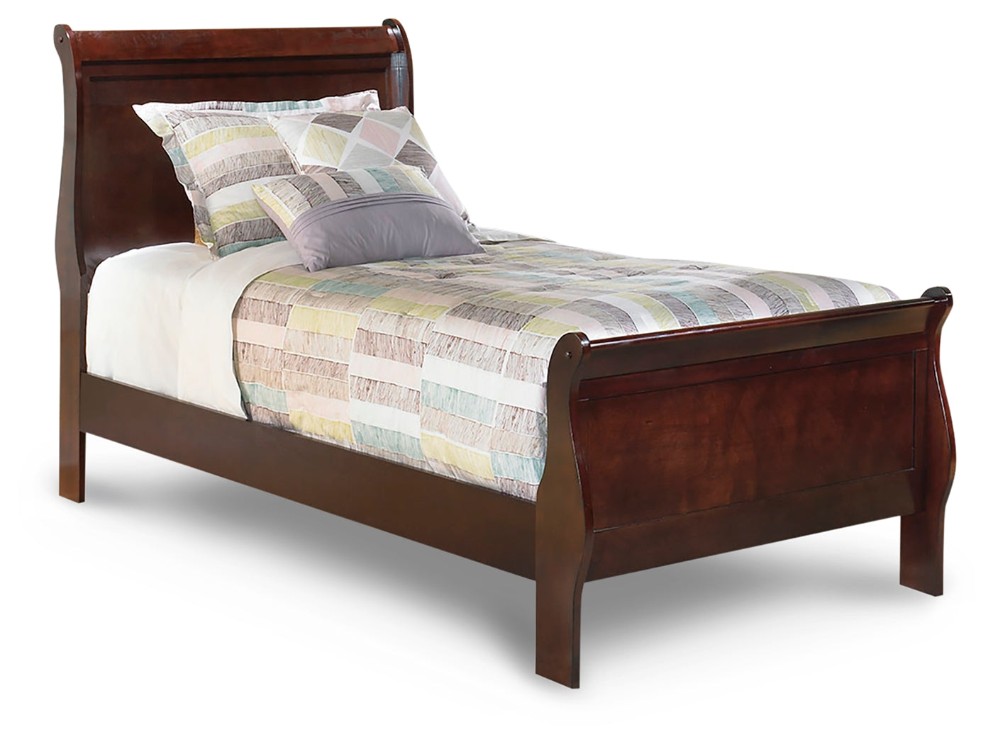 Alisdair Twin Sleigh Bed, 2 Dressers, Mirror and Nightstand - B376B33