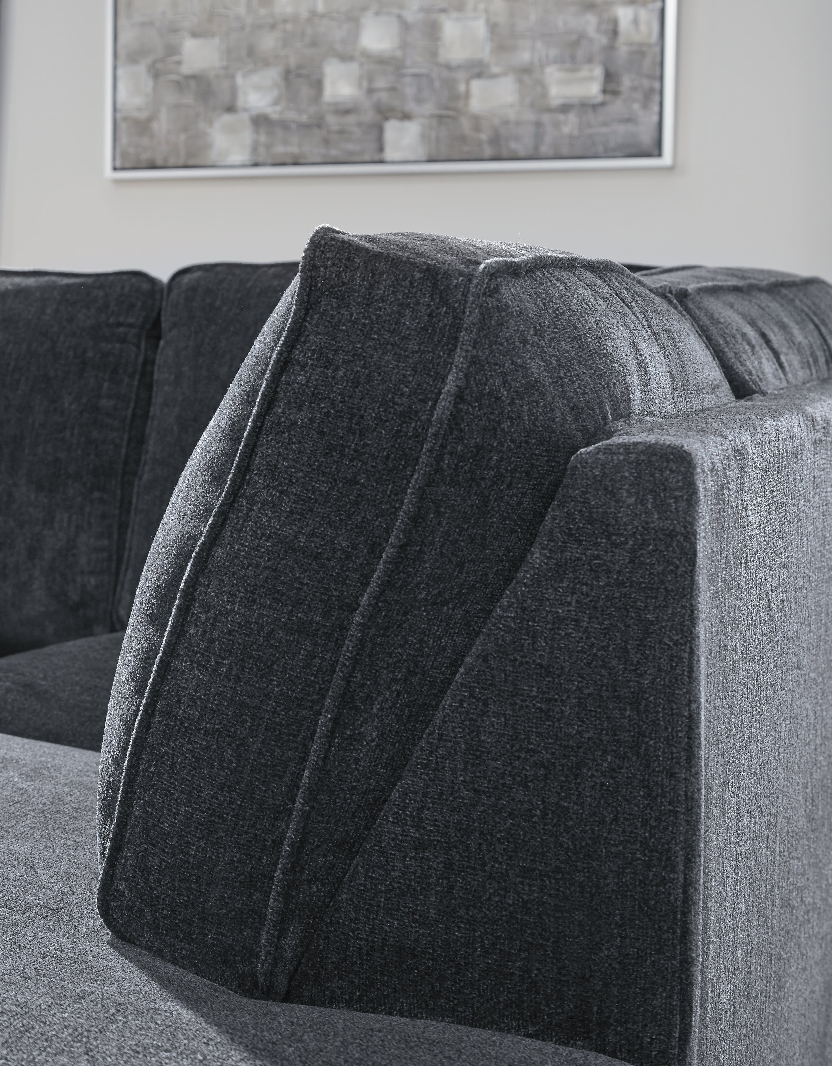 Altari 2-Piece Sectional with Ottoman in Slate from Ashley - Luna Furniture