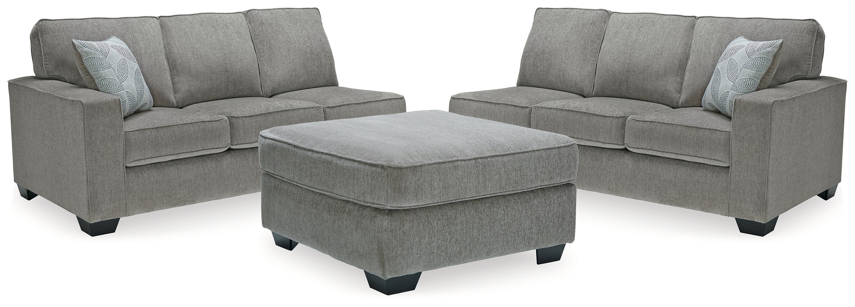 Altari Alloy 2-Piece Sectional with Ottoman - 87214U3