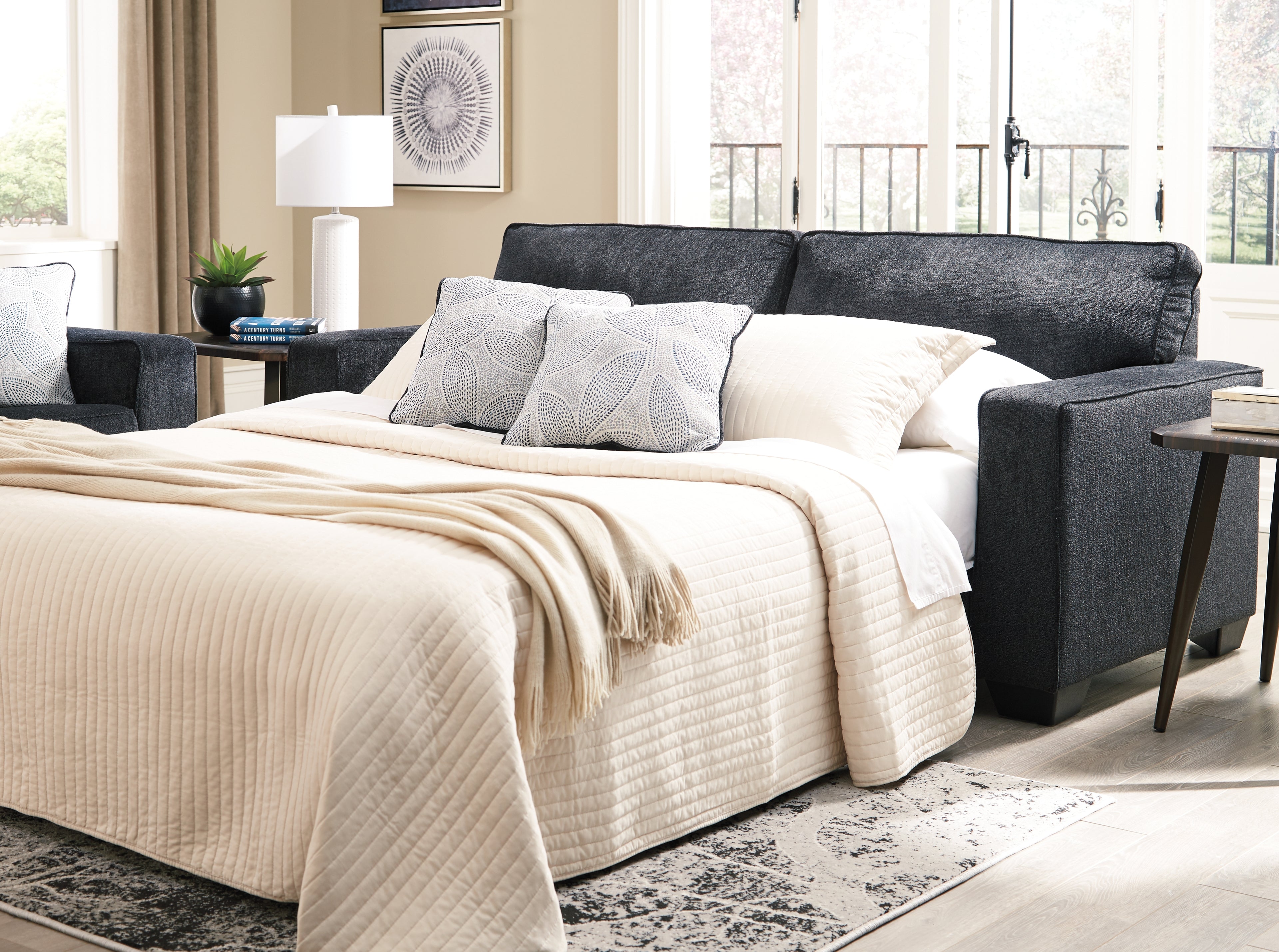 Altari Slate Queen Sofa Sleeper and Recliner - 87213U13