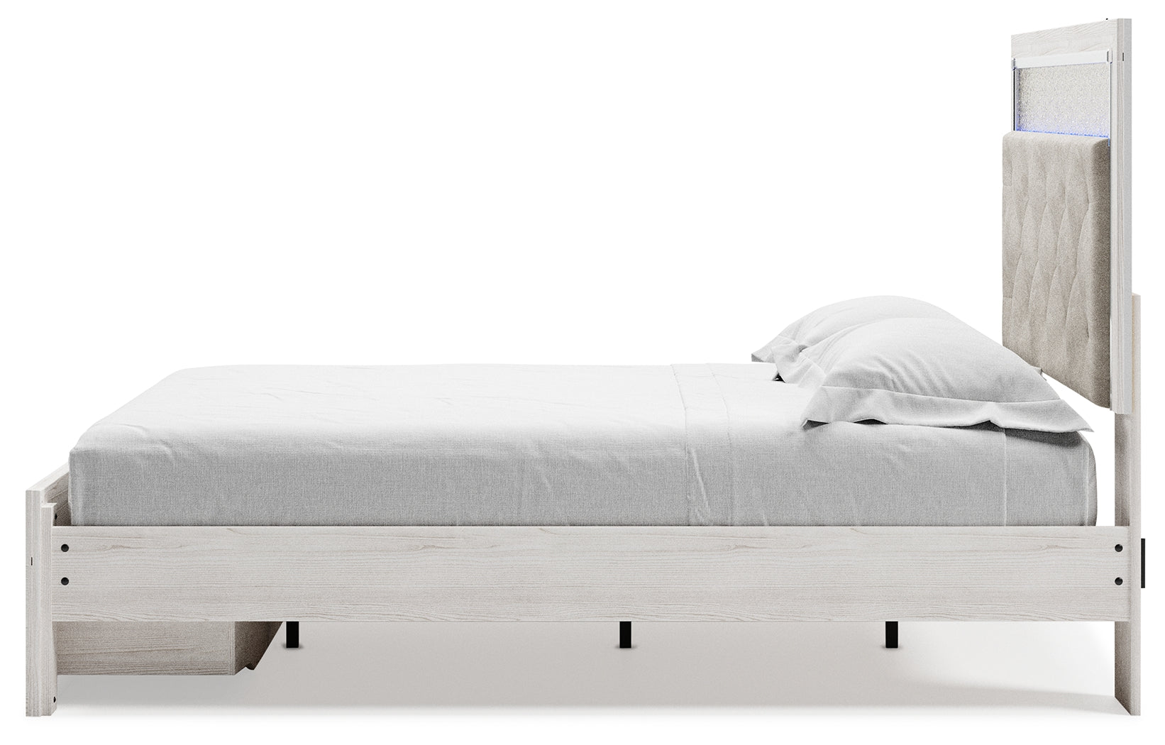 Altyra White Queen Panel Storage Bed, Dresser, Mirror and Chest - B2640B52