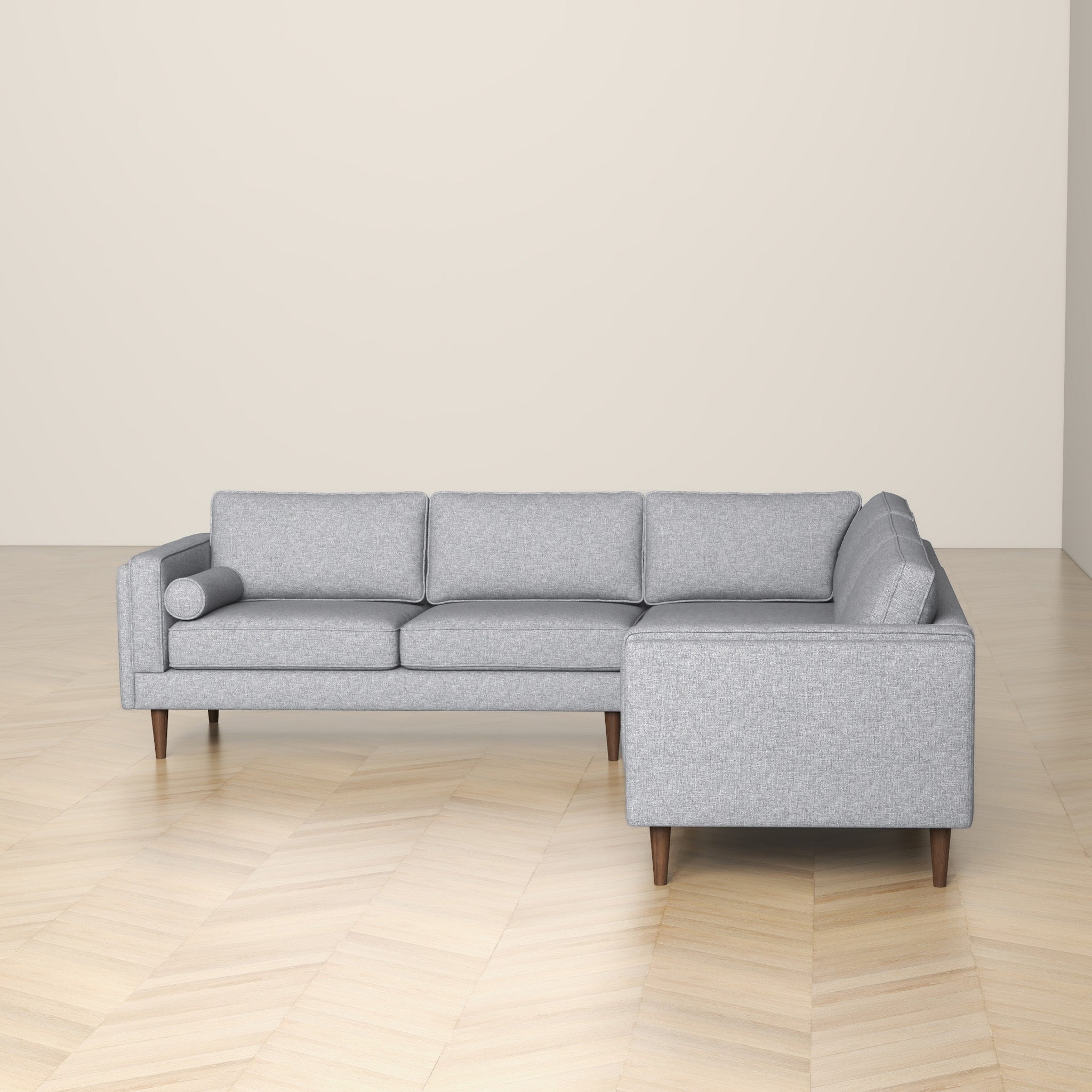 Amber Light Grey Corner Sectional Sofa - CSC00300304