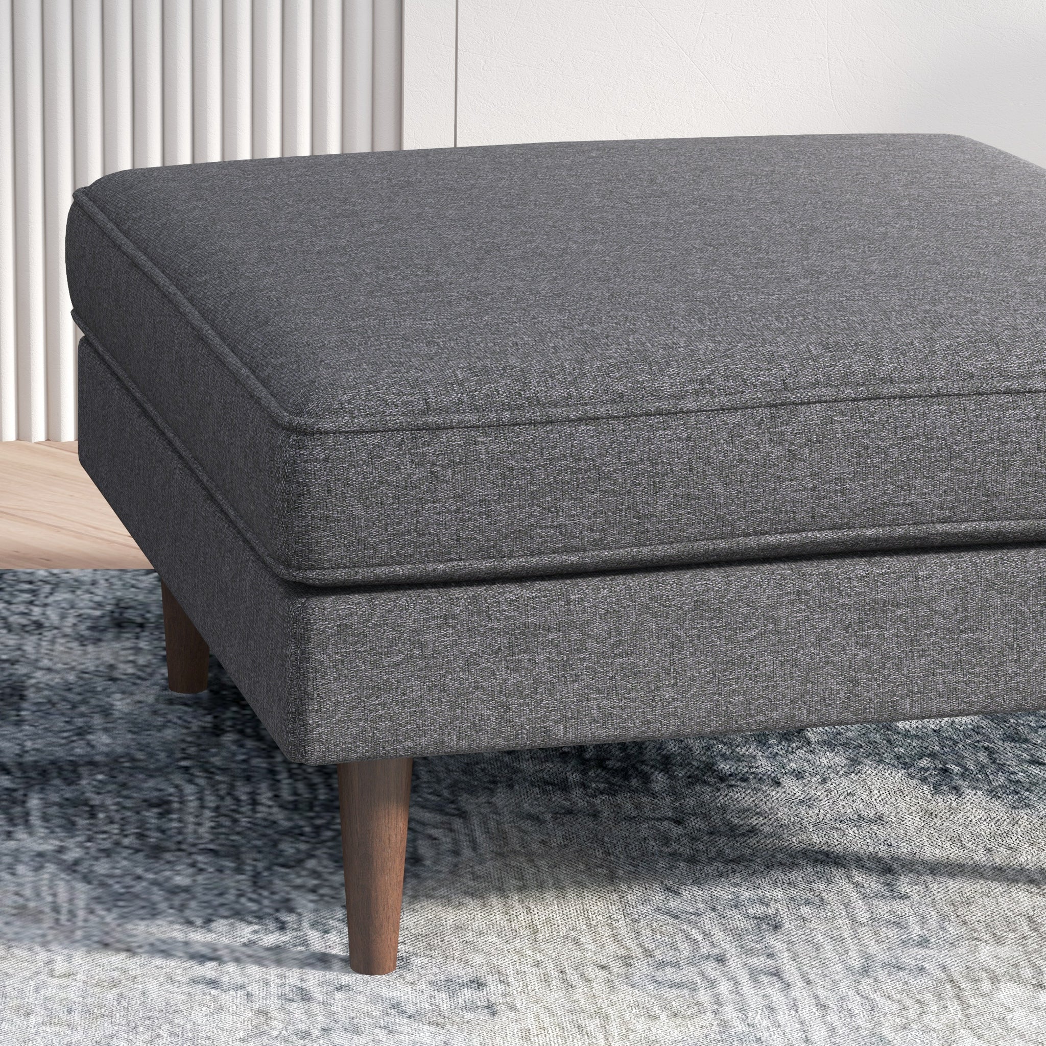 Amber Square Upholstered Ottoman - OTT00300112