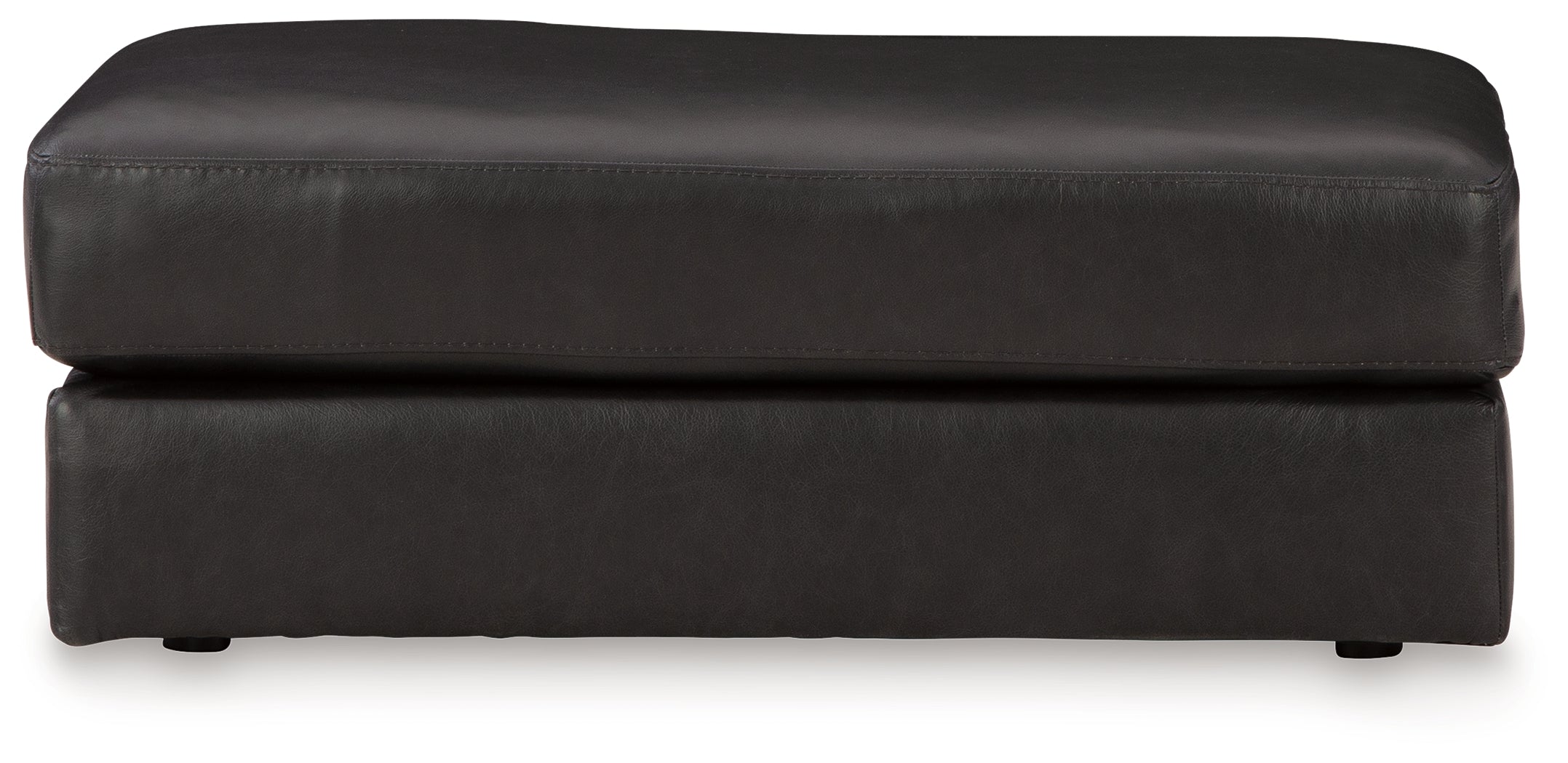Amiata Chair and Ottoman in Onyx - PKG015488