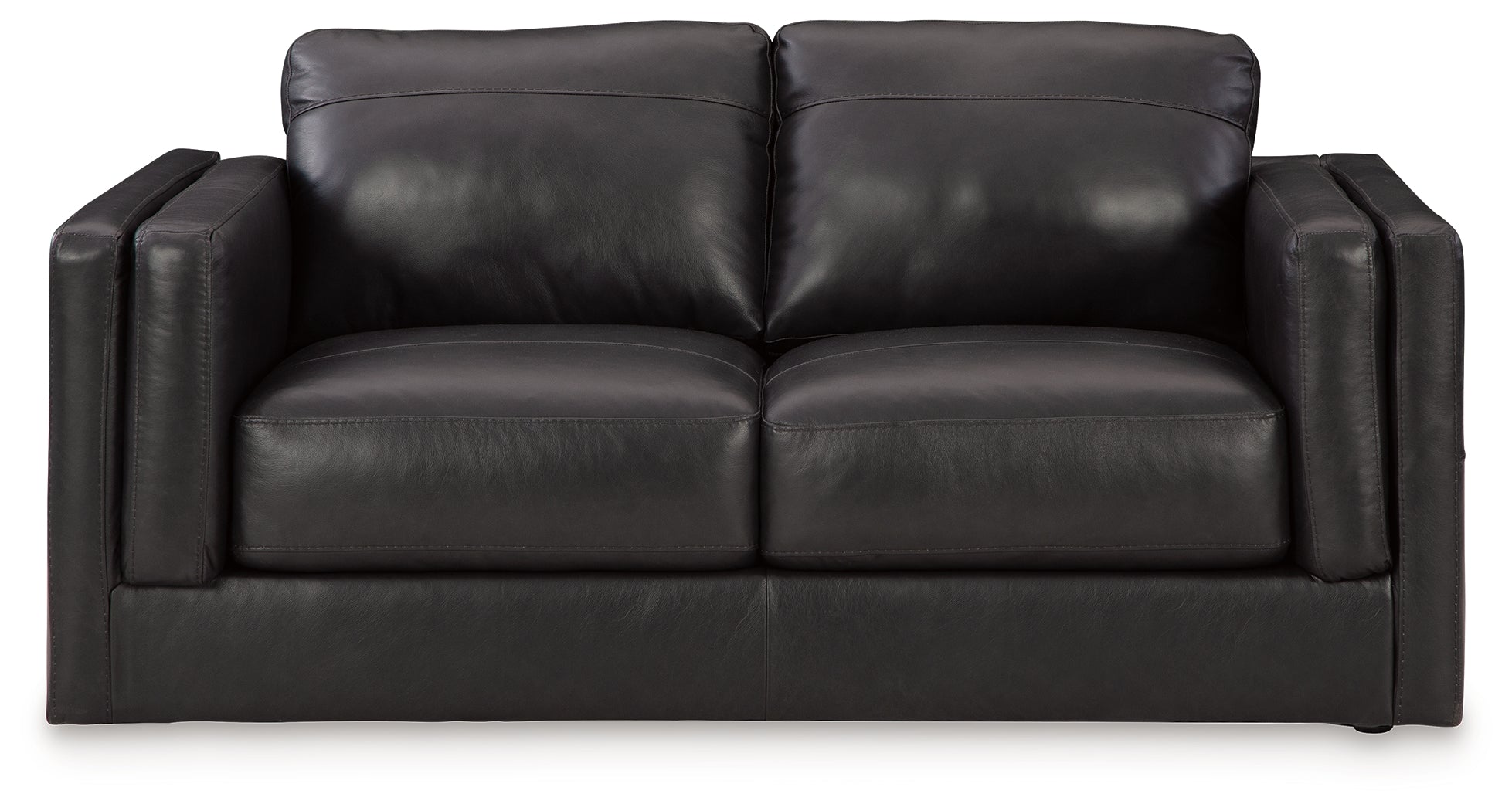 Amiata Sofa, Loveseat, Chair and Ottoman in Onyx - PKG015490