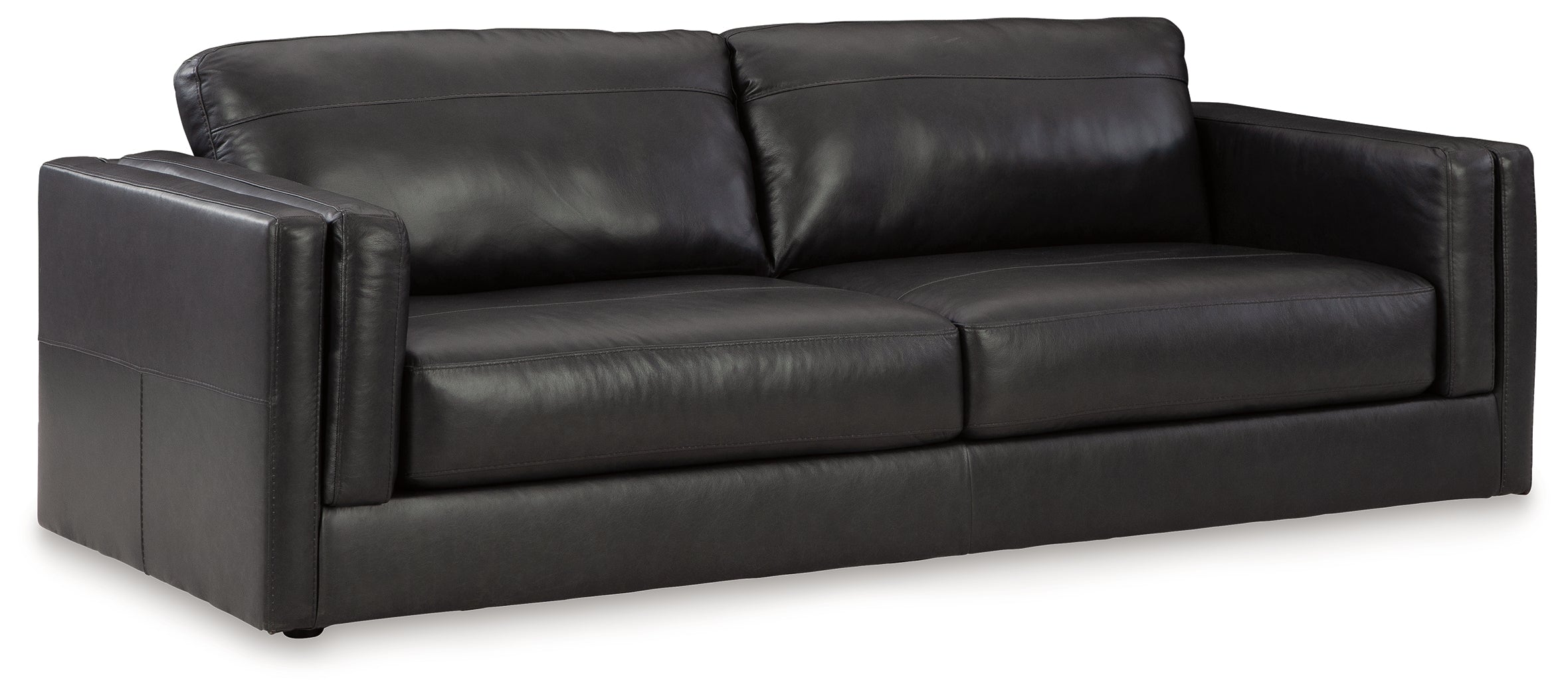 Amiata Sofa, Loveseat, Chair and Ottoman in Onyx - PKG015490