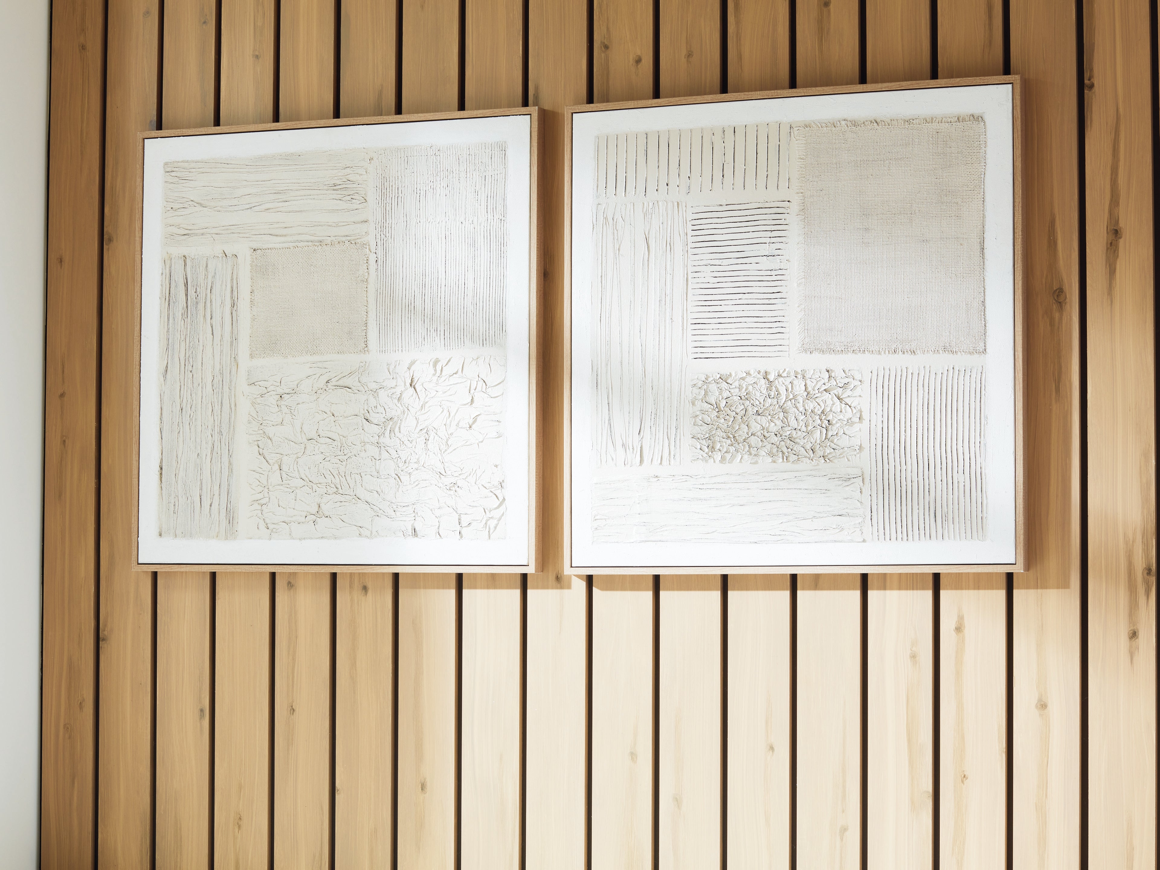 Andorfield Beige/Black/White Wall Art (Set of 2) - A8000517