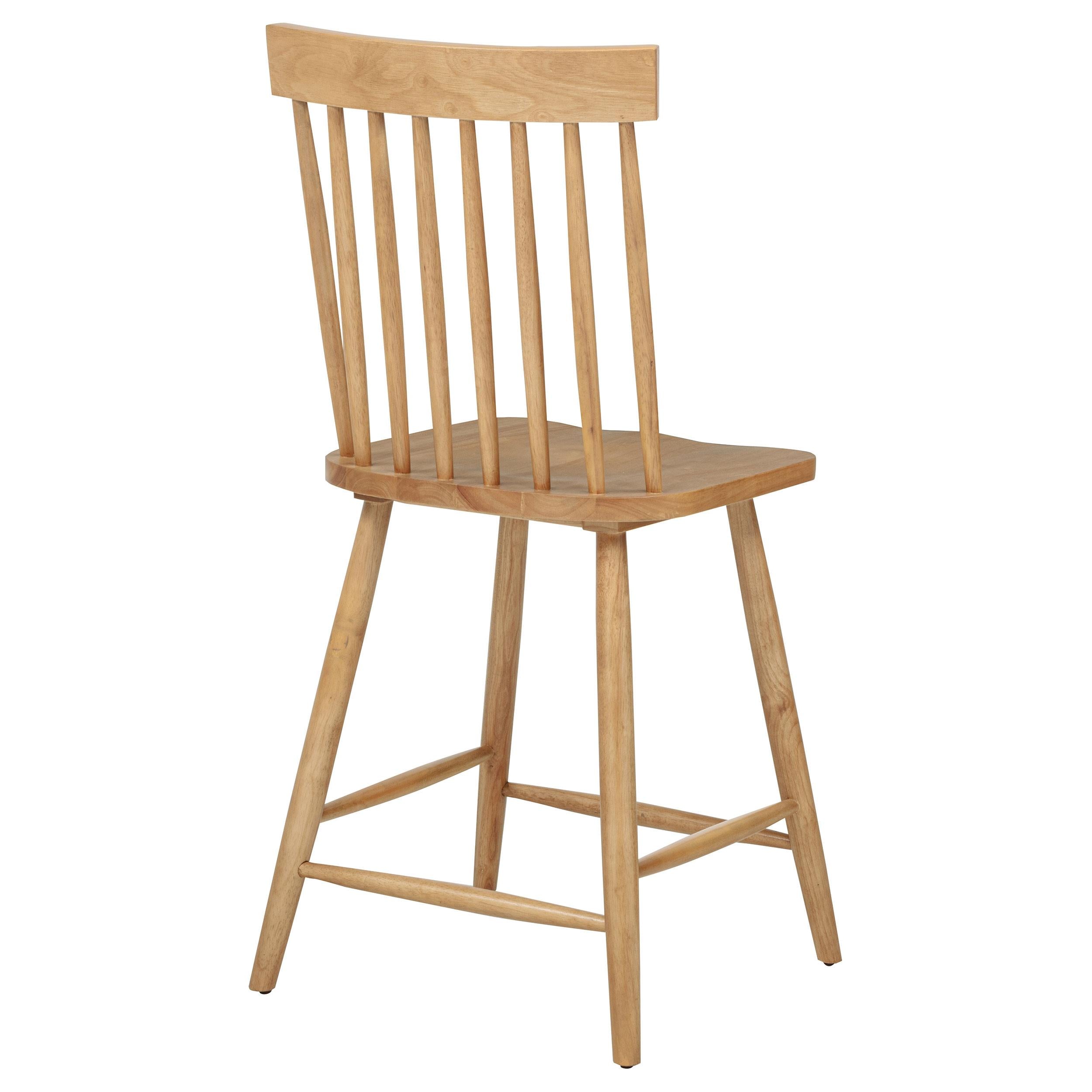Andrews Windsor Counter Height Dining Side Chair Light Ash - 122509