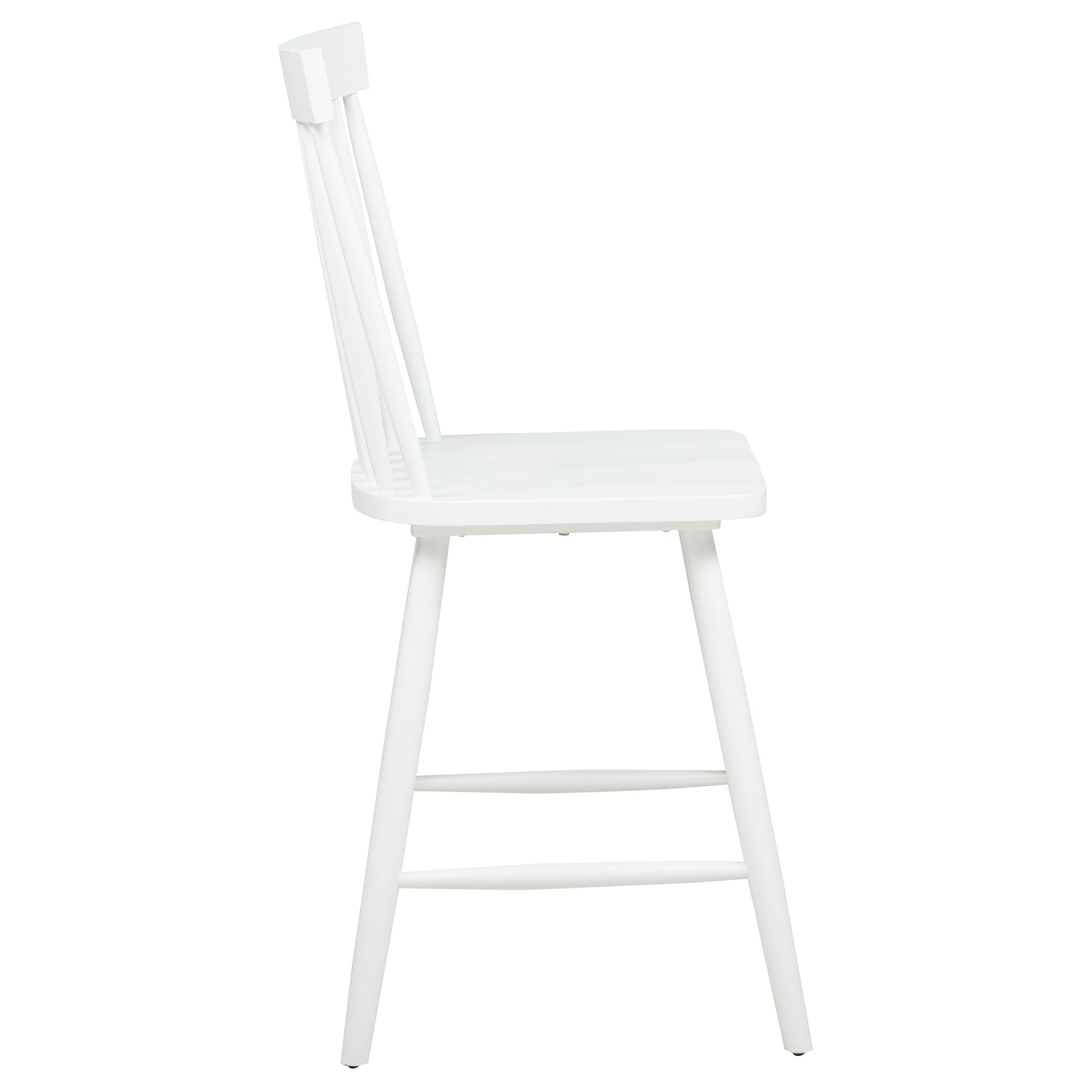 Andrews Windsor Counter Height Dining Side Chair White - 122509WHT