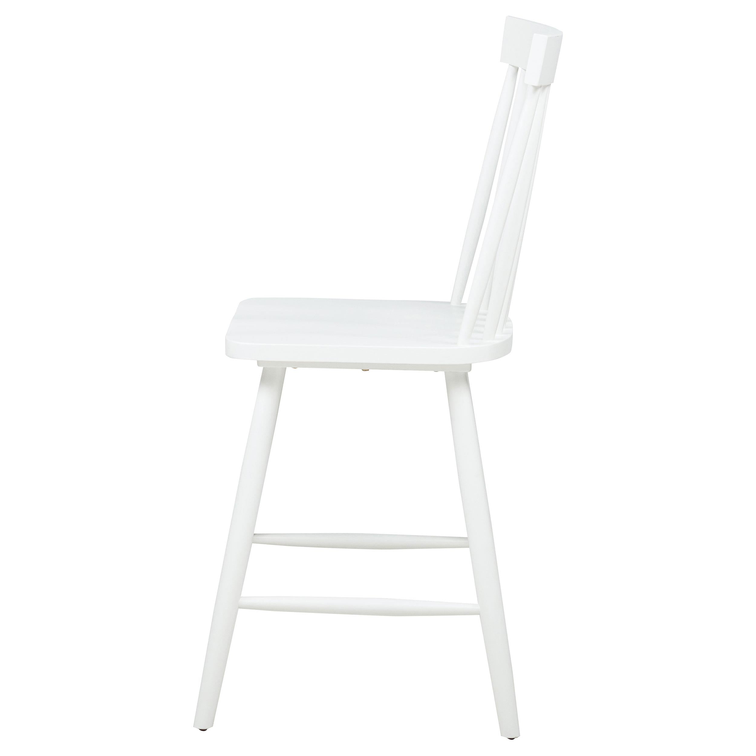 Andrews Windsor Counter Height Dining Side Chair White - 122509WHT