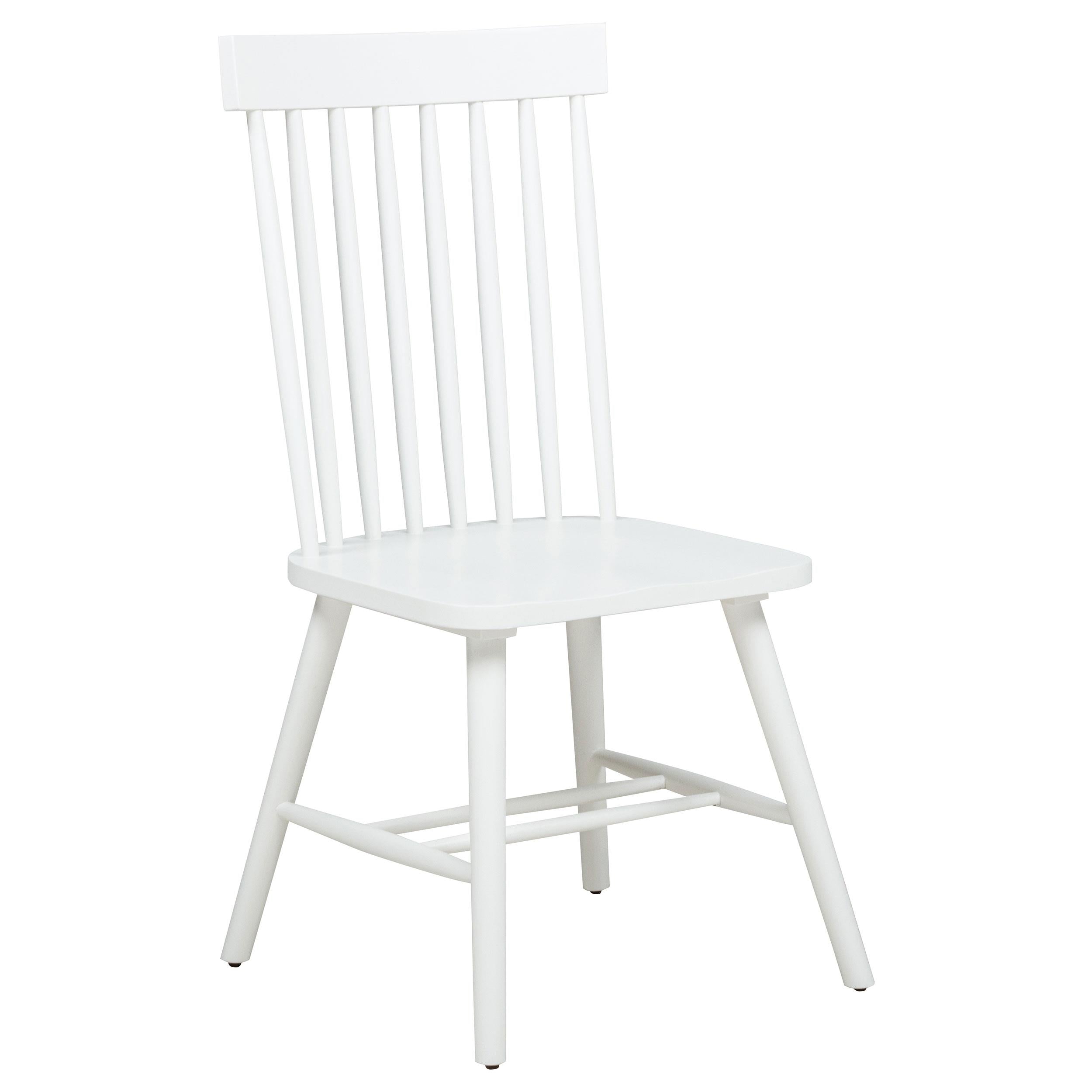 Andrews Windsor Spindle Back Dining Side Chair White - 122502WHT