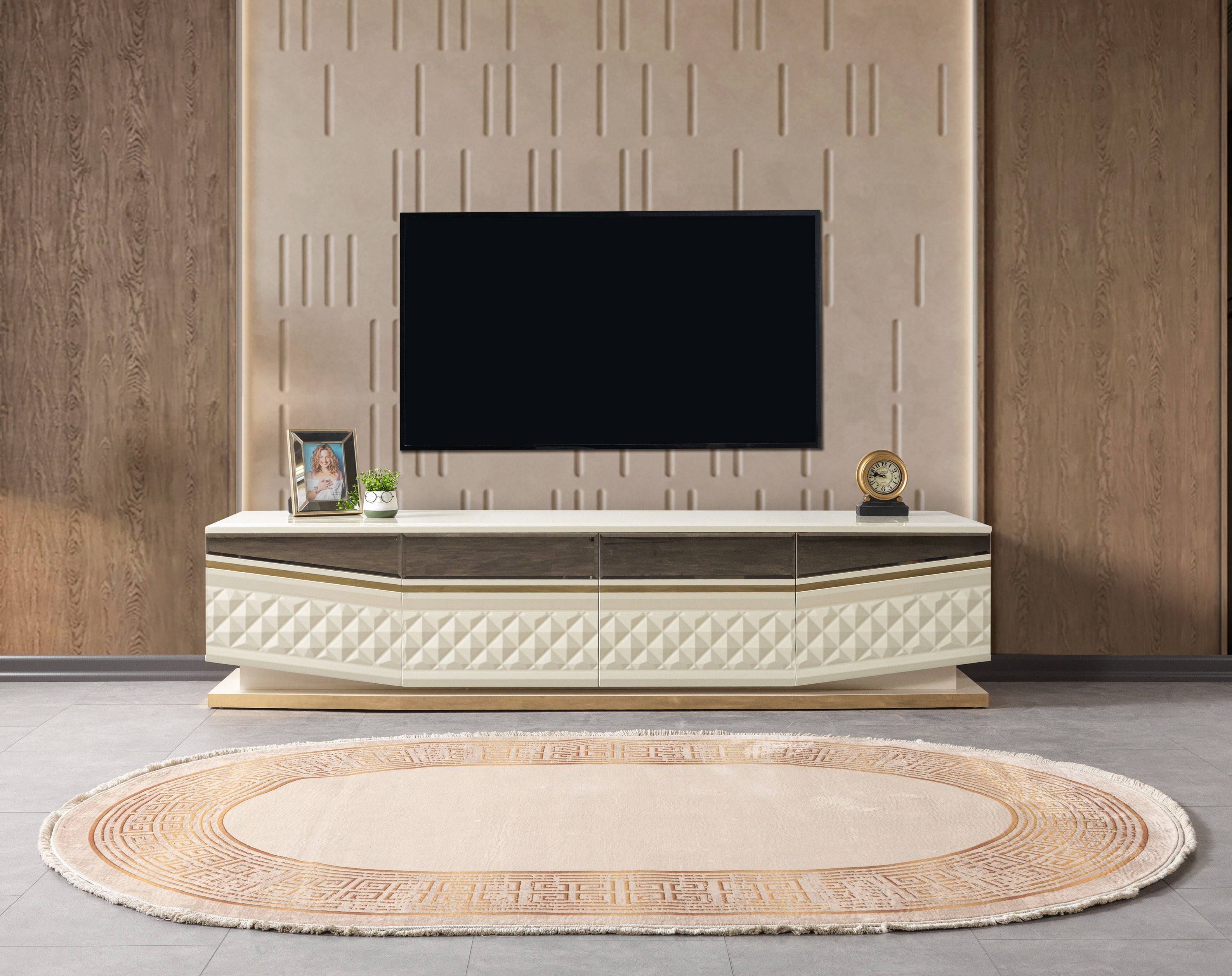 Anica Ivory Tv Stand - ANICAIV-TV