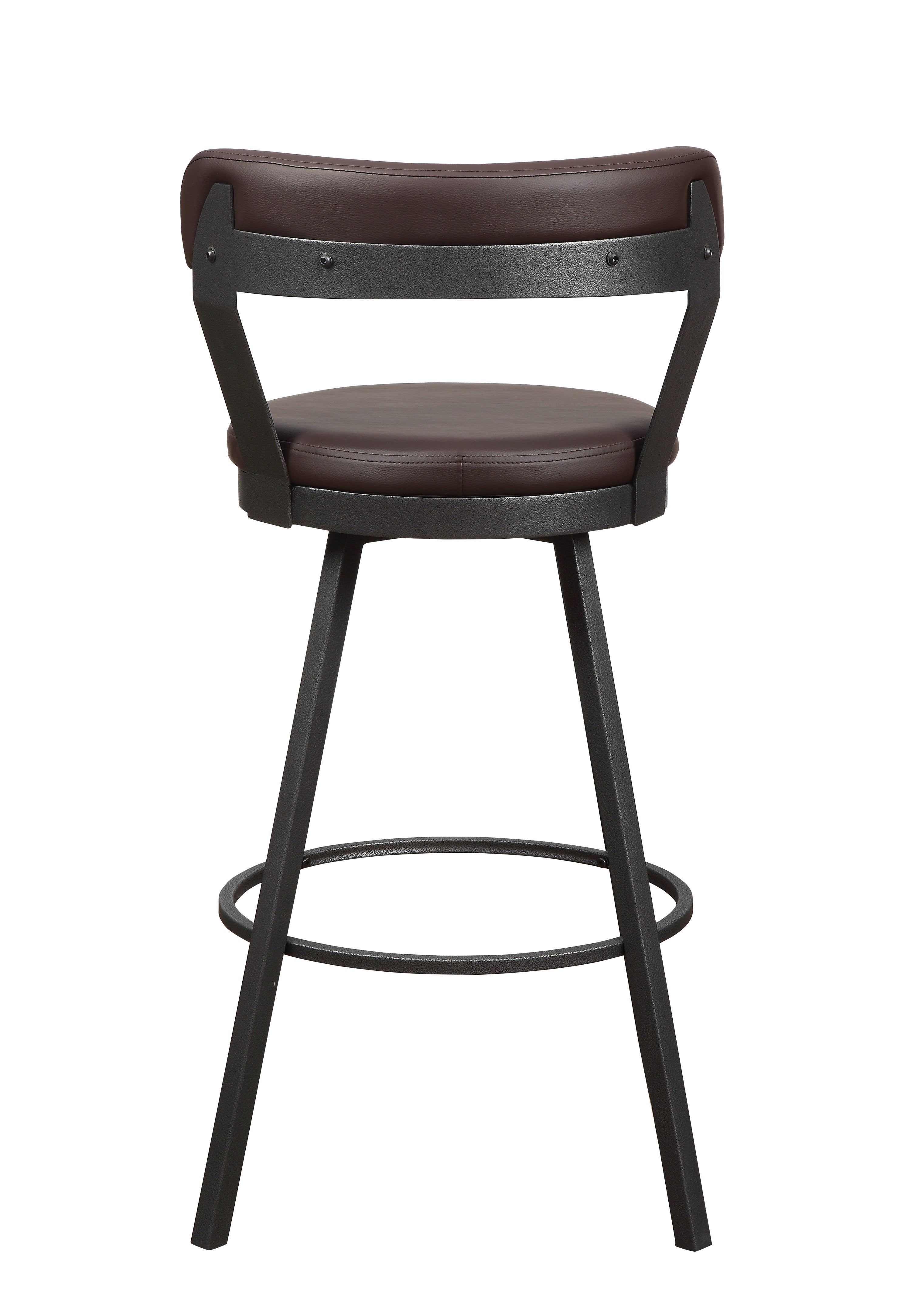Appert Brown/Dark Gray Swivel Pub Height Chair - 5566-29BR3A