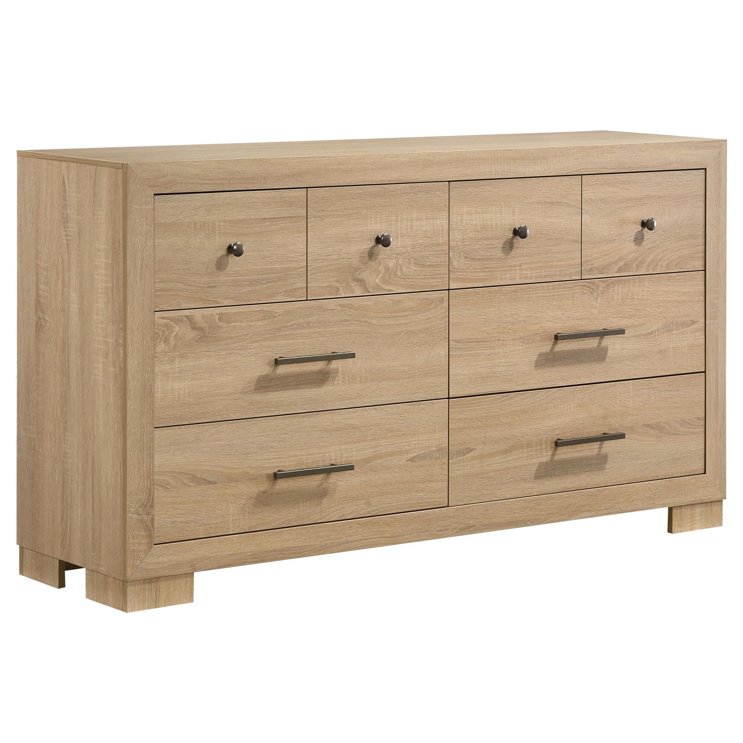 Arielle 6-drawer Bedroom Dresser Cabinet Light Oak - 223113