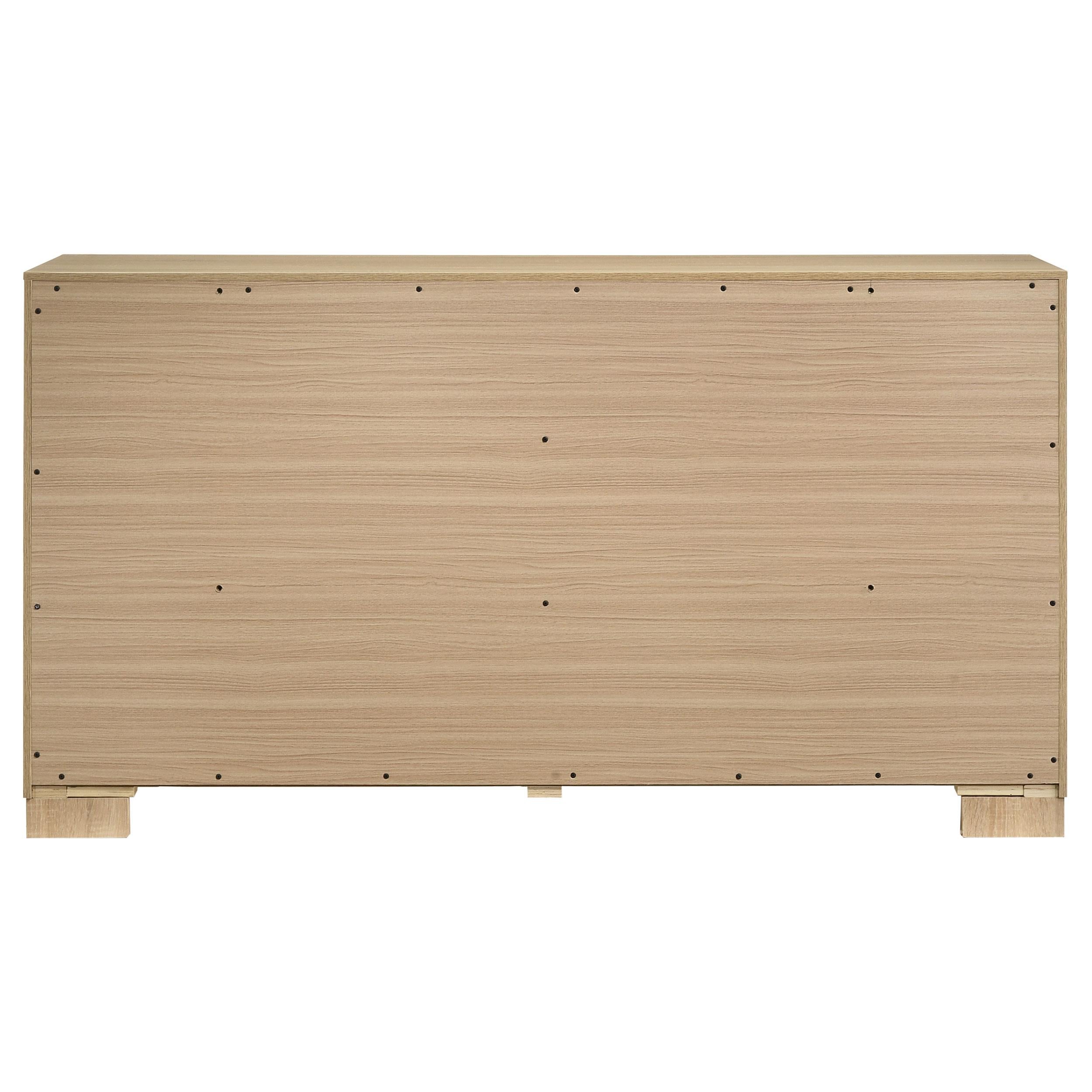 Arielle 6-drawer Bedroom Dresser Cabinet Light Oak - 223113