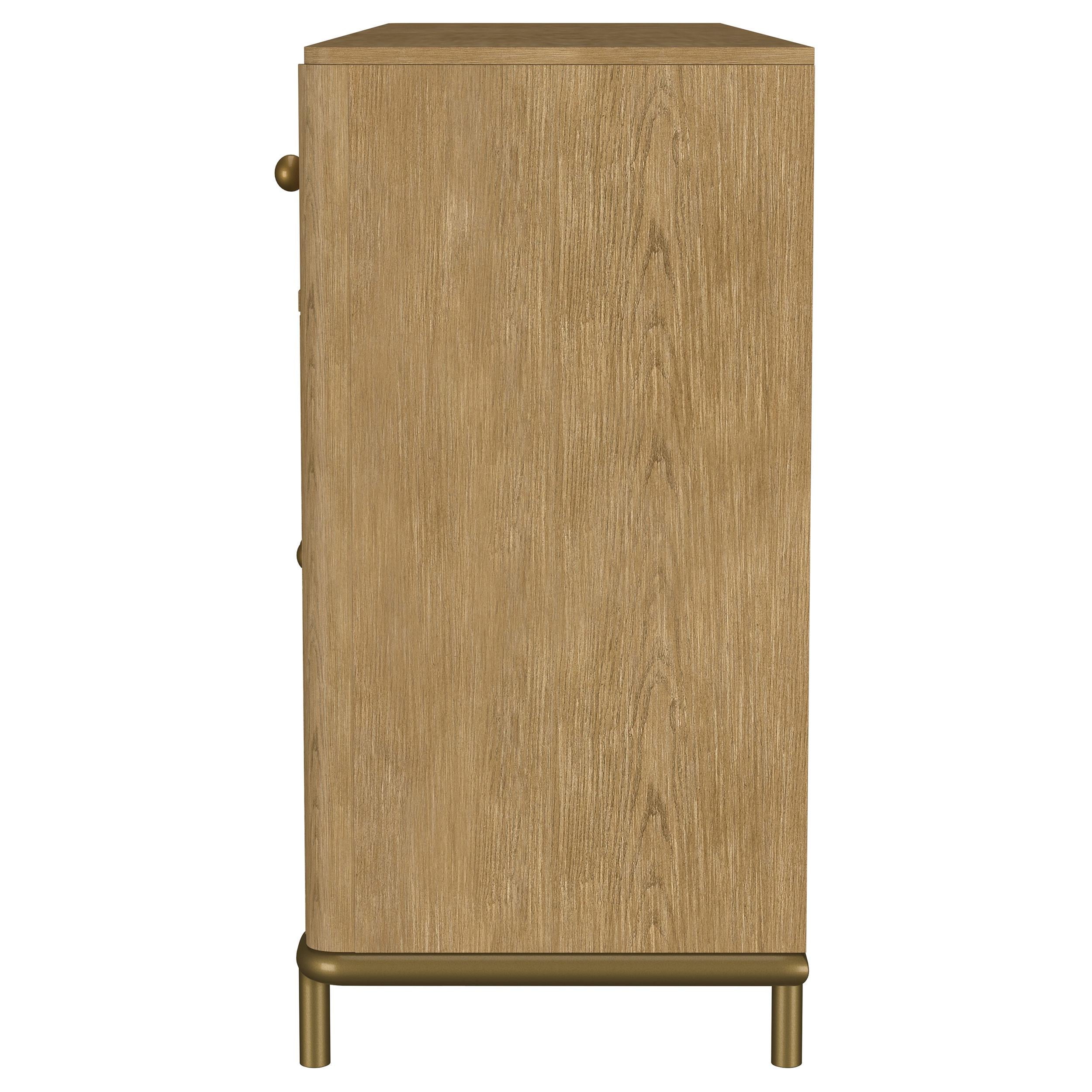 Arini 2-drawer Cane Door Dining Sideboard Server Sand Wash - 108935SWD