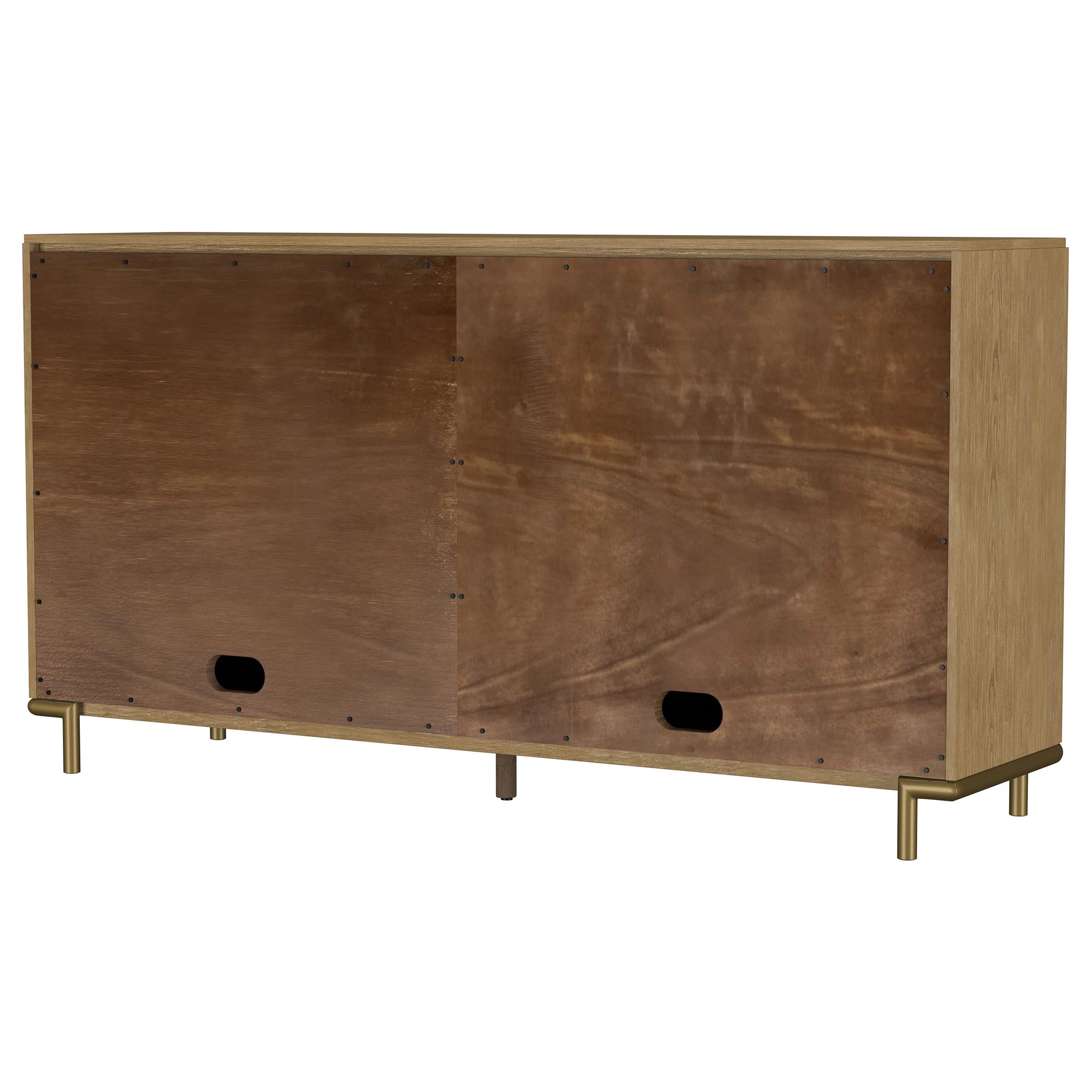 Arini 2-drawer Cane Door Dining Sideboard Server Sand Wash - 108935SWD