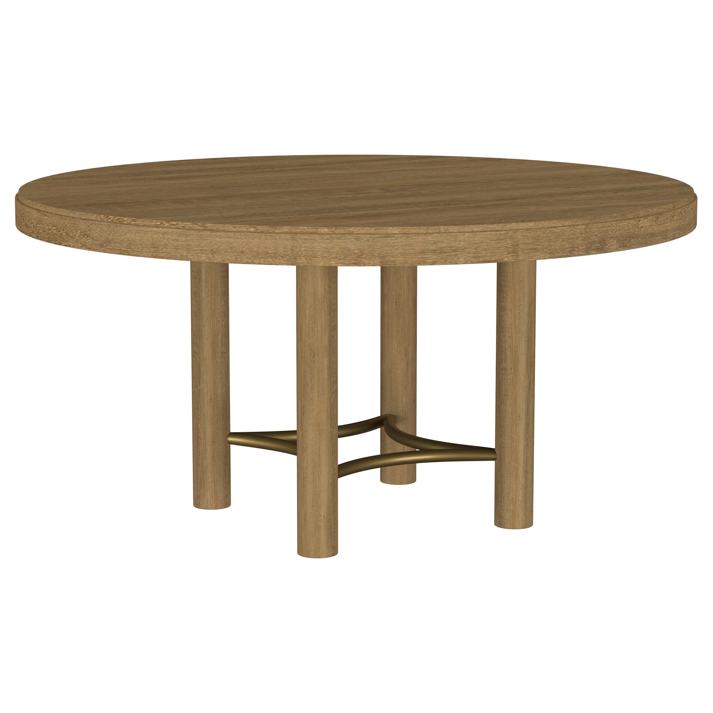 Arini 5-piece Round Dining Room Table Set Sand Wash - 108930-S5W