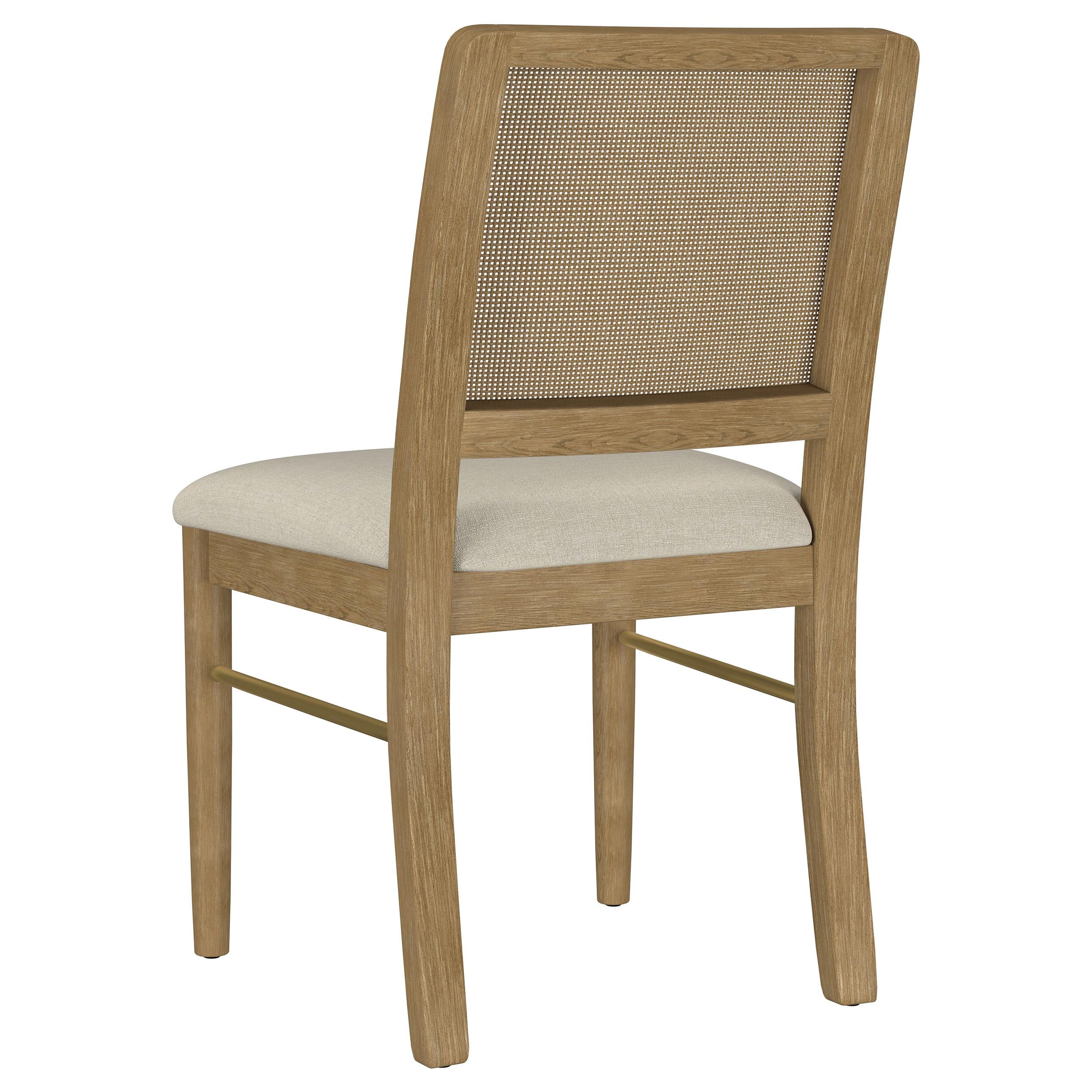 Arini 7-piece Round Dining Room Table Set Sand Wash - 108930-S7W