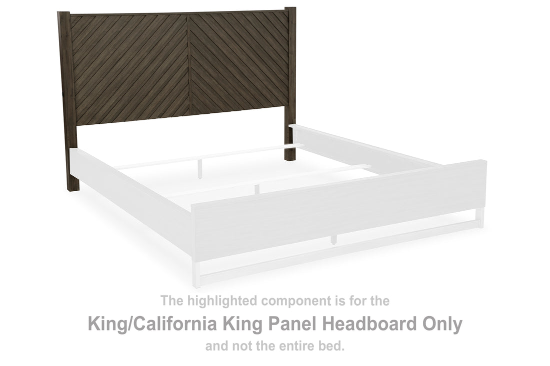 Arkenton Grayish Brown King/California King Panel Headboard - B786-58