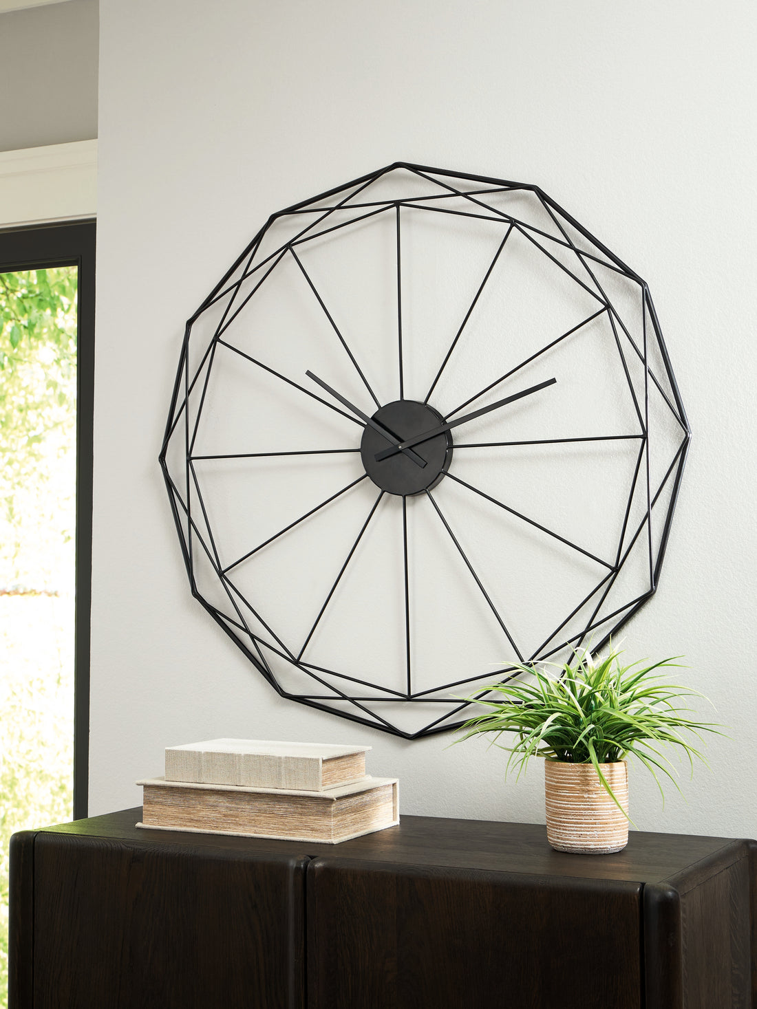 Arkthorne Black Wall Clock - A8010429