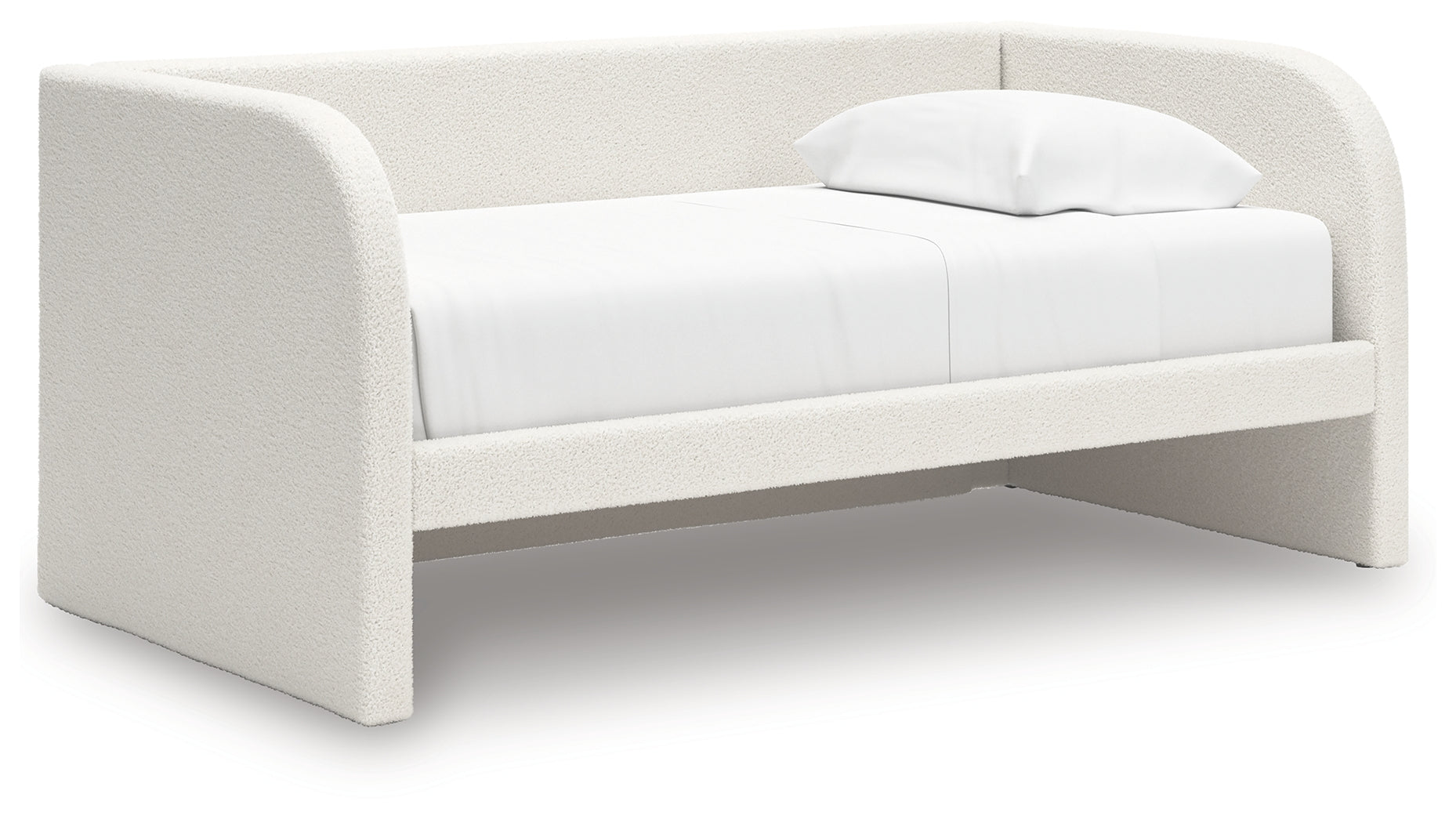 Arloster Tan/White Twin Upholstered Day Bed - PCB1566B8