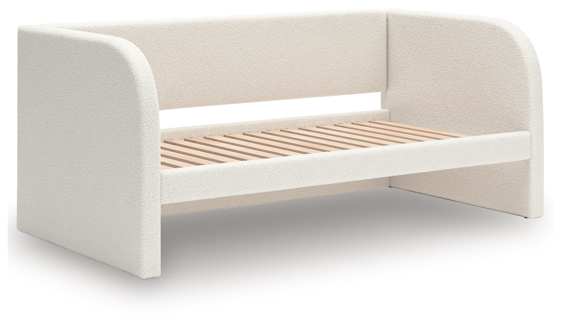 Arloster Tan/White Twin Upholstered Day Bed - PCB1566B8