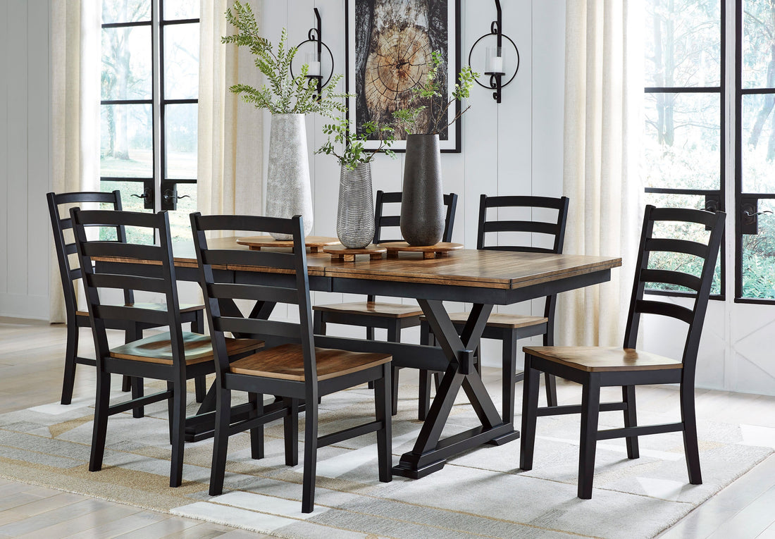 Ashley D634 - 7pc Dining Set - Ashley D634 - 7pc Dining Set