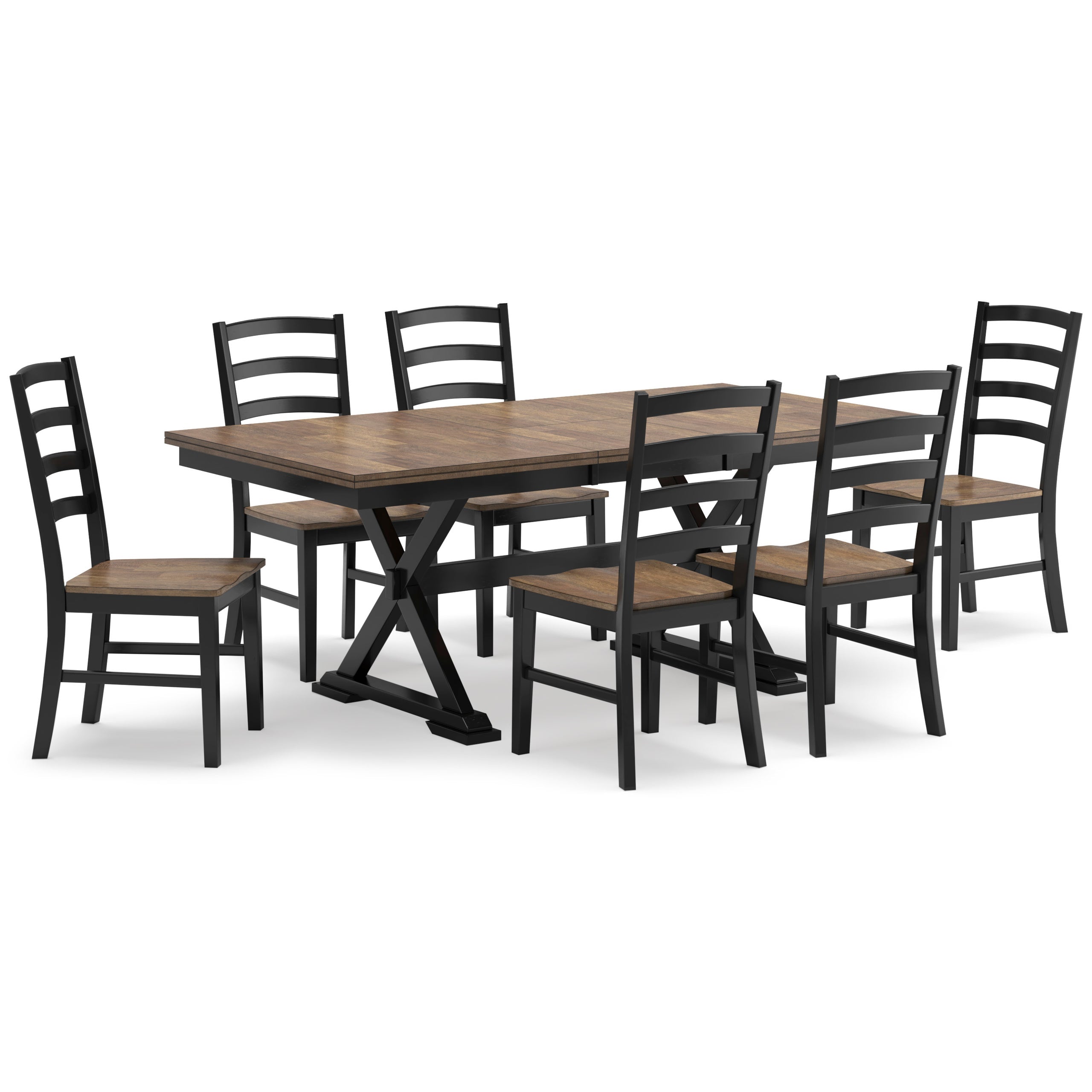 Ashley D634 - 7pc Dining Set - Ashley D634 - 7pc Dining Set