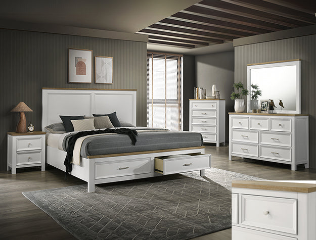 Aston K Platform Storage Bed Hb - B6550-K-HB