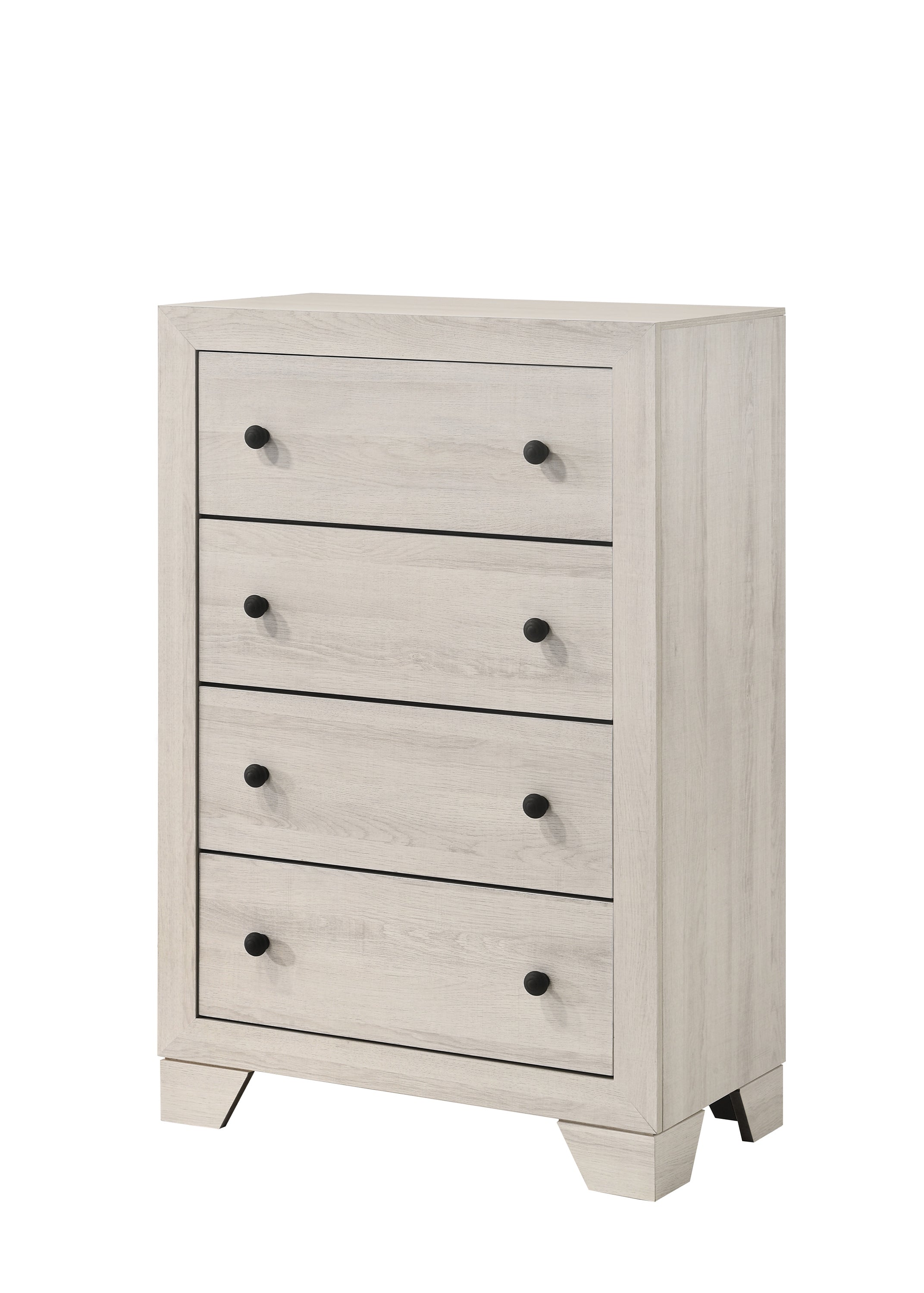 Atticus White Platform Bedroom Set - SET | B6982-Q-BED | B6982-2 | B6982-4 - Bien Home Furniture & Electronics