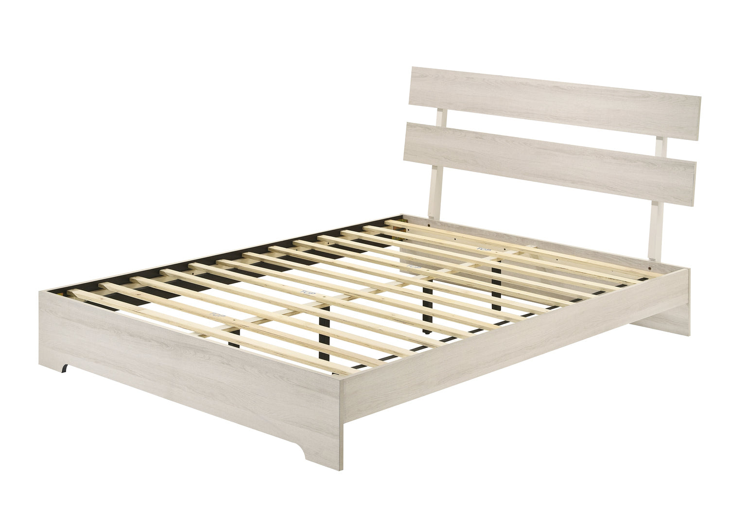 Atticus White Platform Youth Bedroom Set - SET | B6982-T-BED | B6982-2 | B6982-4 - Bien Home Furniture & Electronics