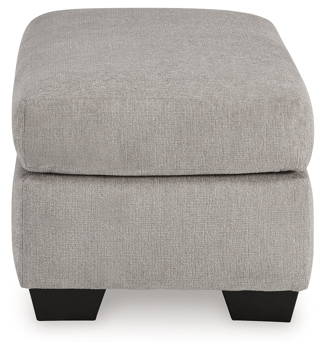 Avenal Park Chair and Ottoman in Flannel - PKG019290