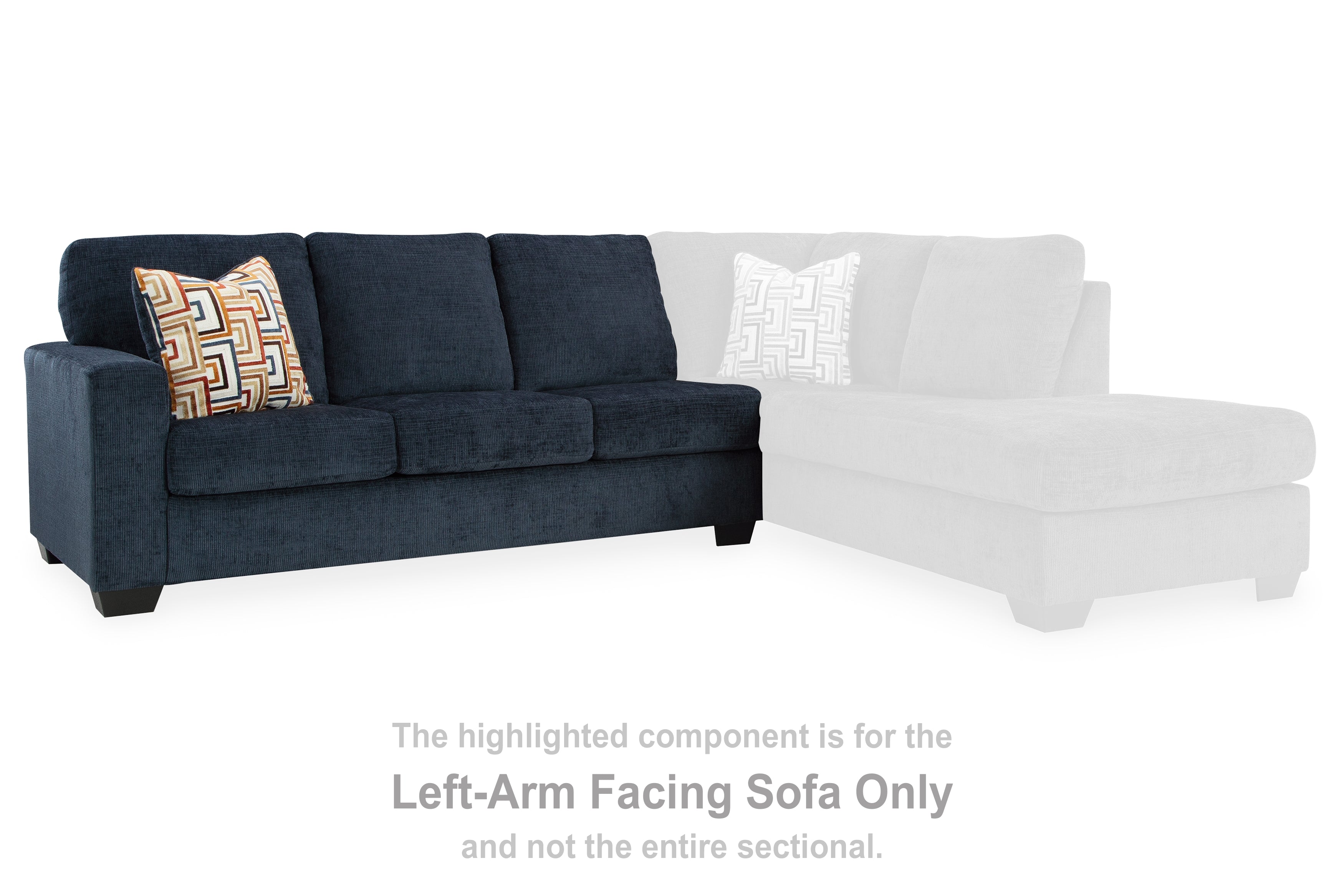 Aviemore Ink Left-Arm Facing Sofa - 2430366