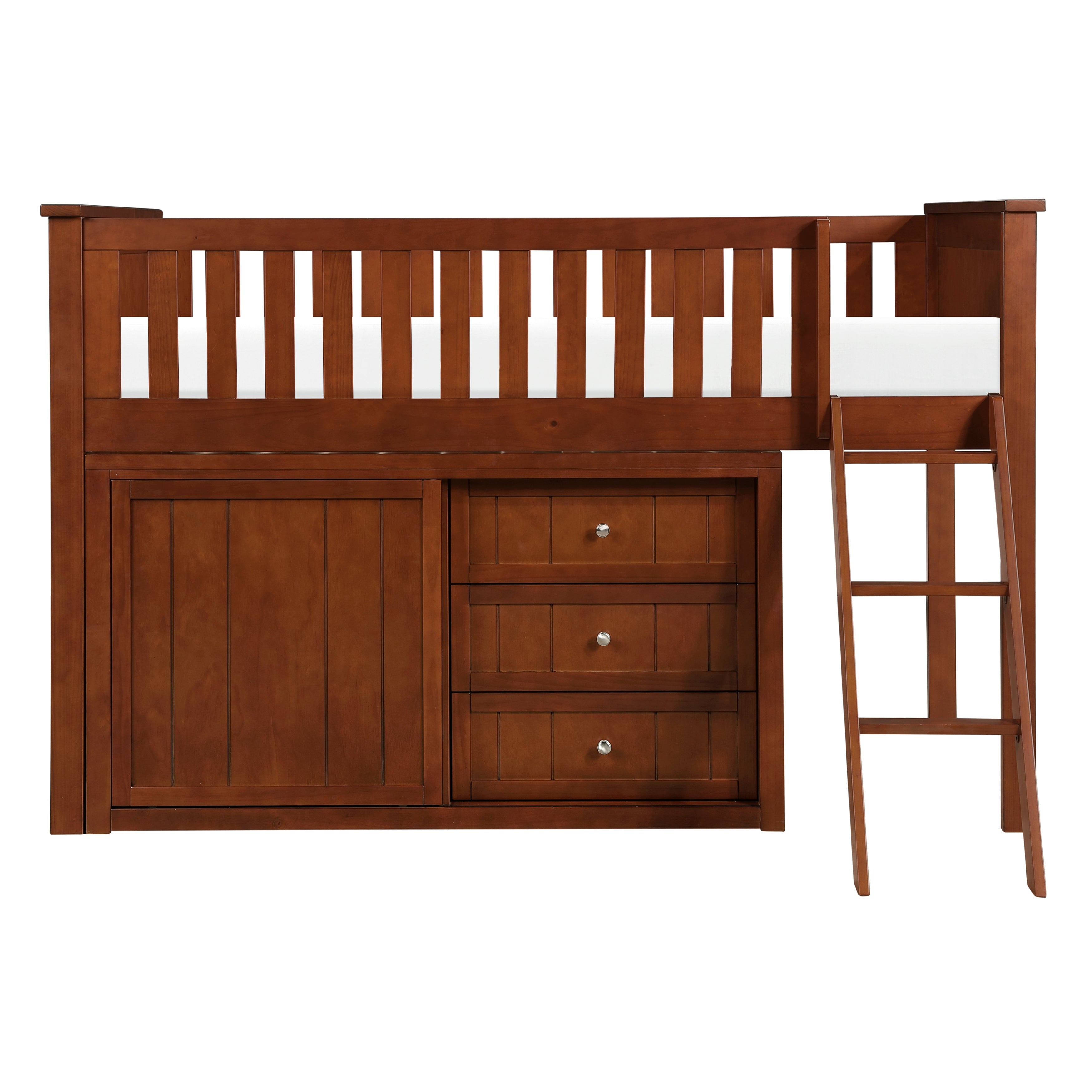 B2013LLDC-1*DR (4) Low Loft Bunk with Dresser - B2013LLDC-1*DR