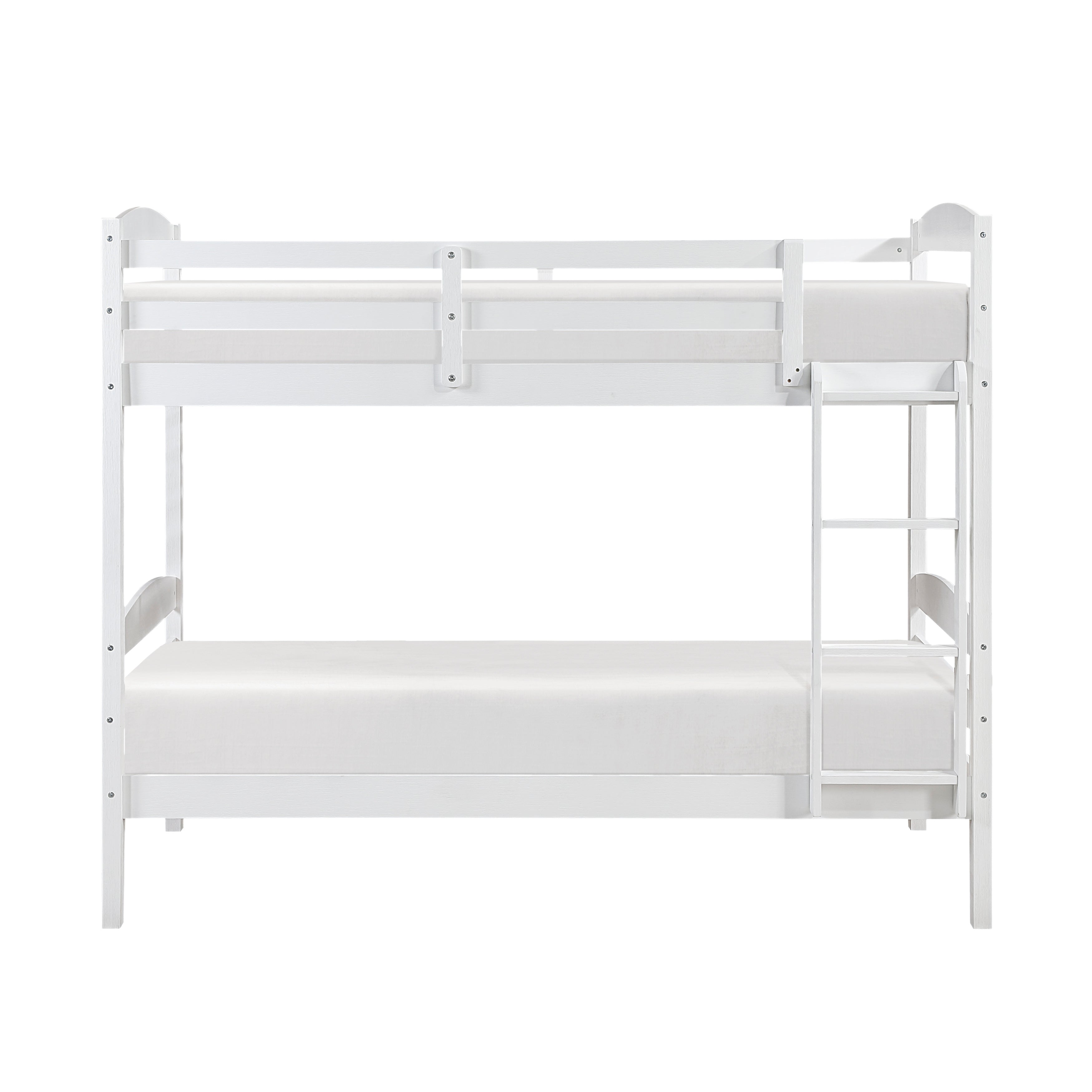 B2022WH-1 Twin/Twin Bunk Bed - B2022WH-1