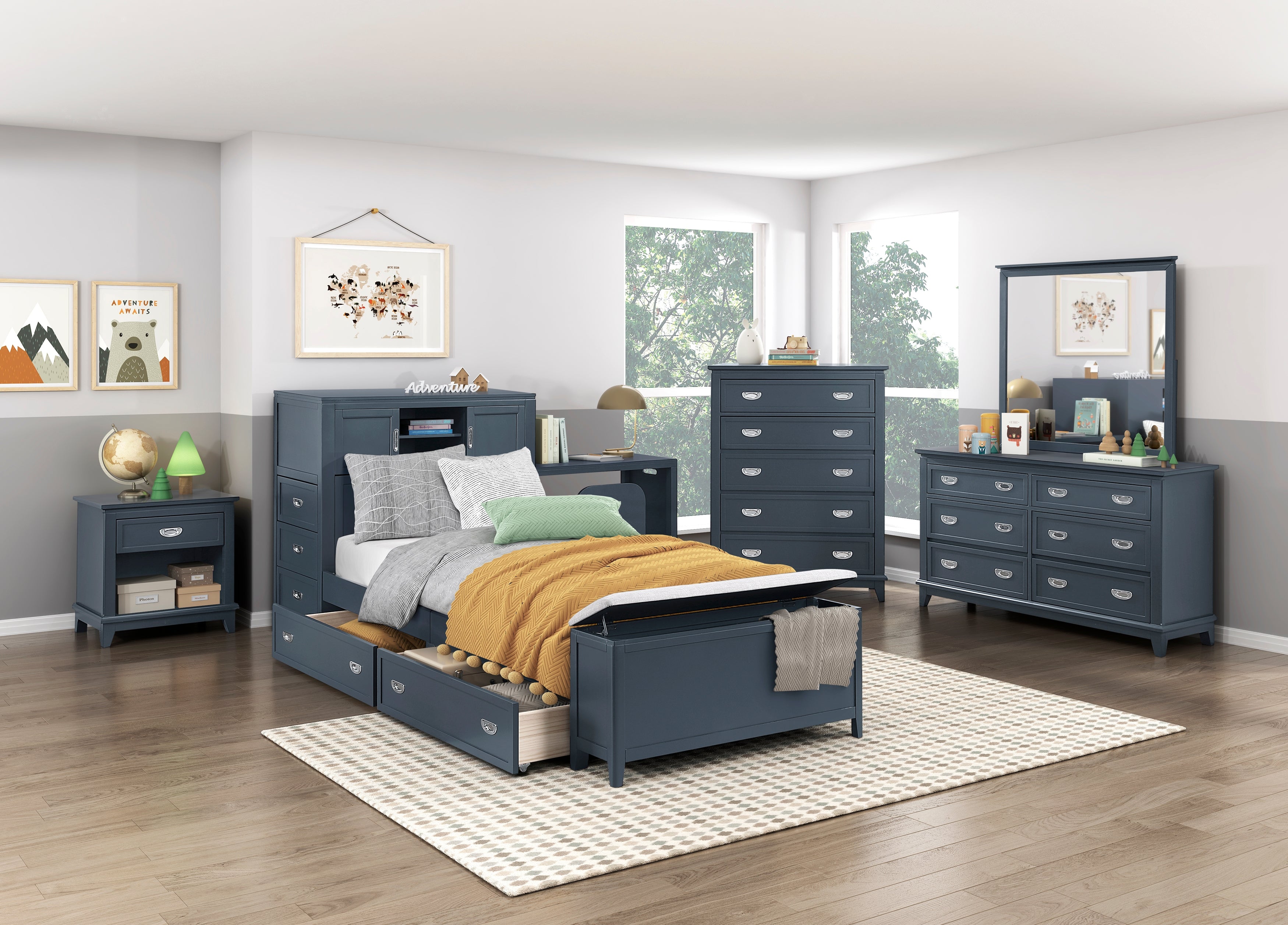 B2024BU-4 Night Stand - B2024BU-4